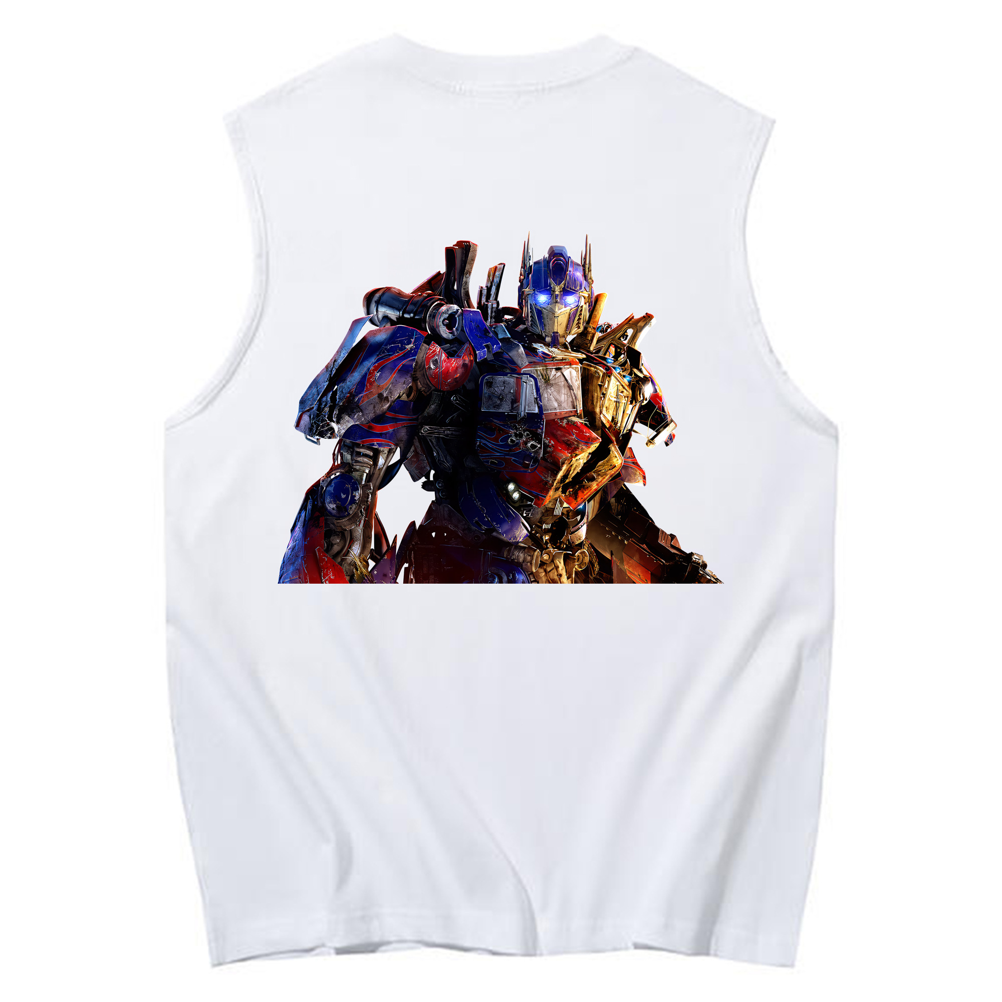 （画像用） Transformers トランスフォーマー コットン100％タンクトップ（背面プリント）