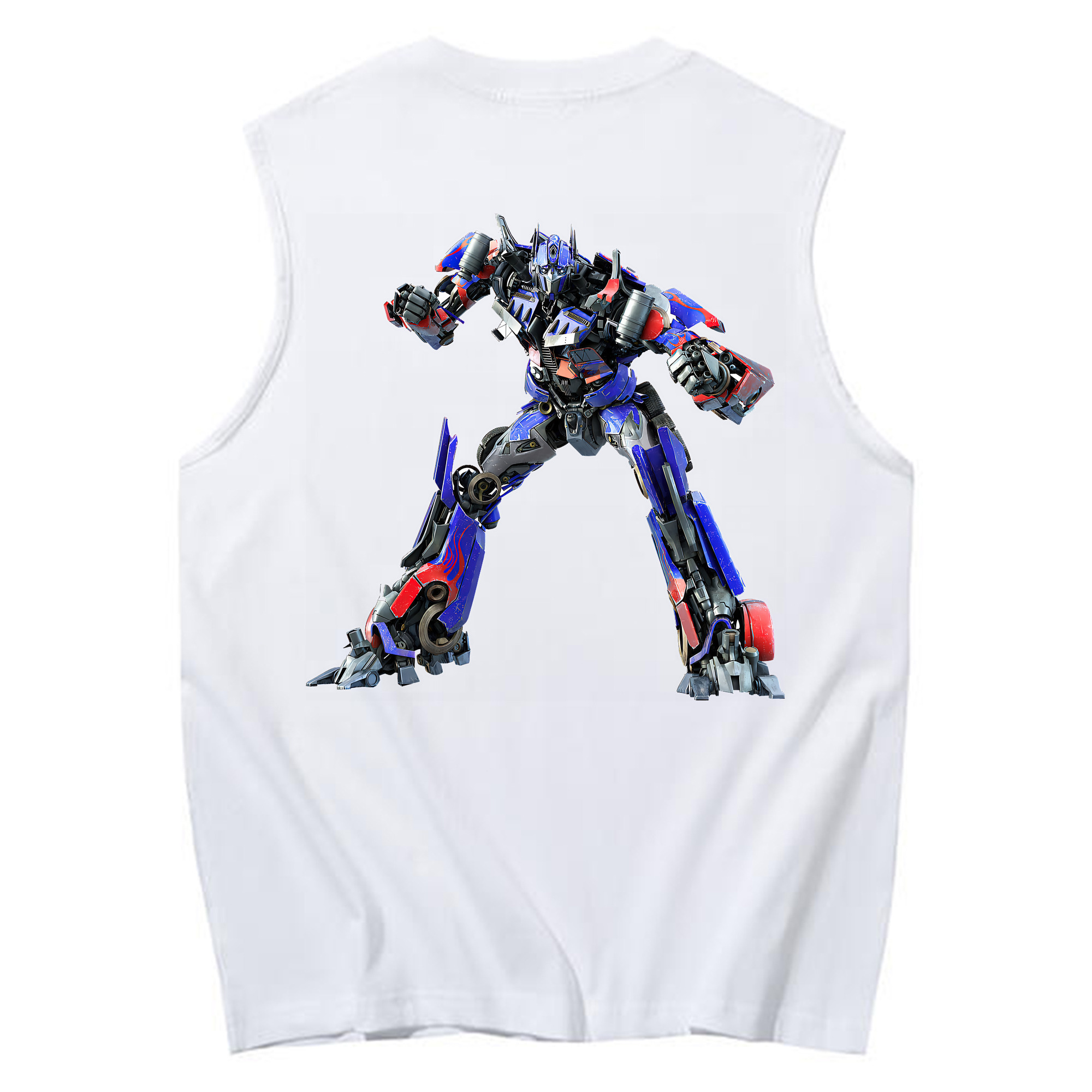 （画像用） Transformers トランスフォーマー コットン100％タンクトップ（背面プリント）