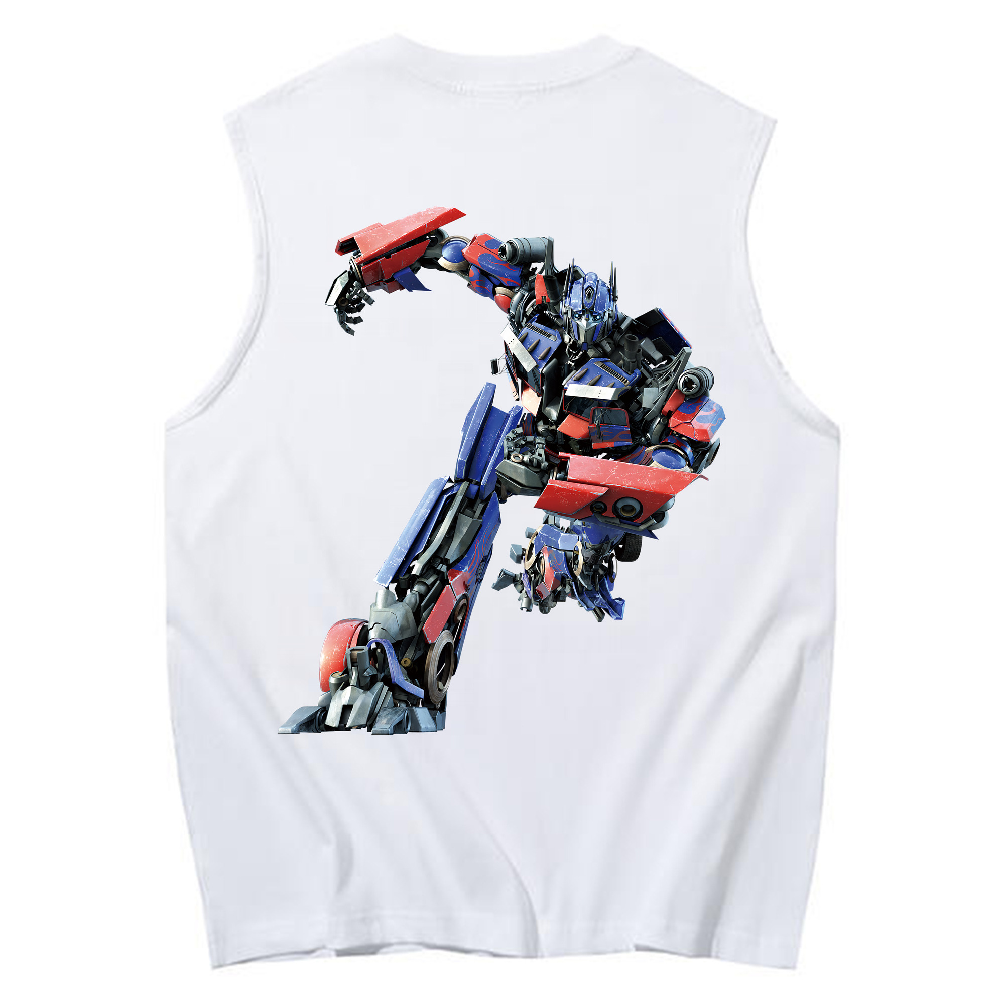 （画像用） Transformers トランスフォーマー コットン100％タンクトップ（背面プリント）