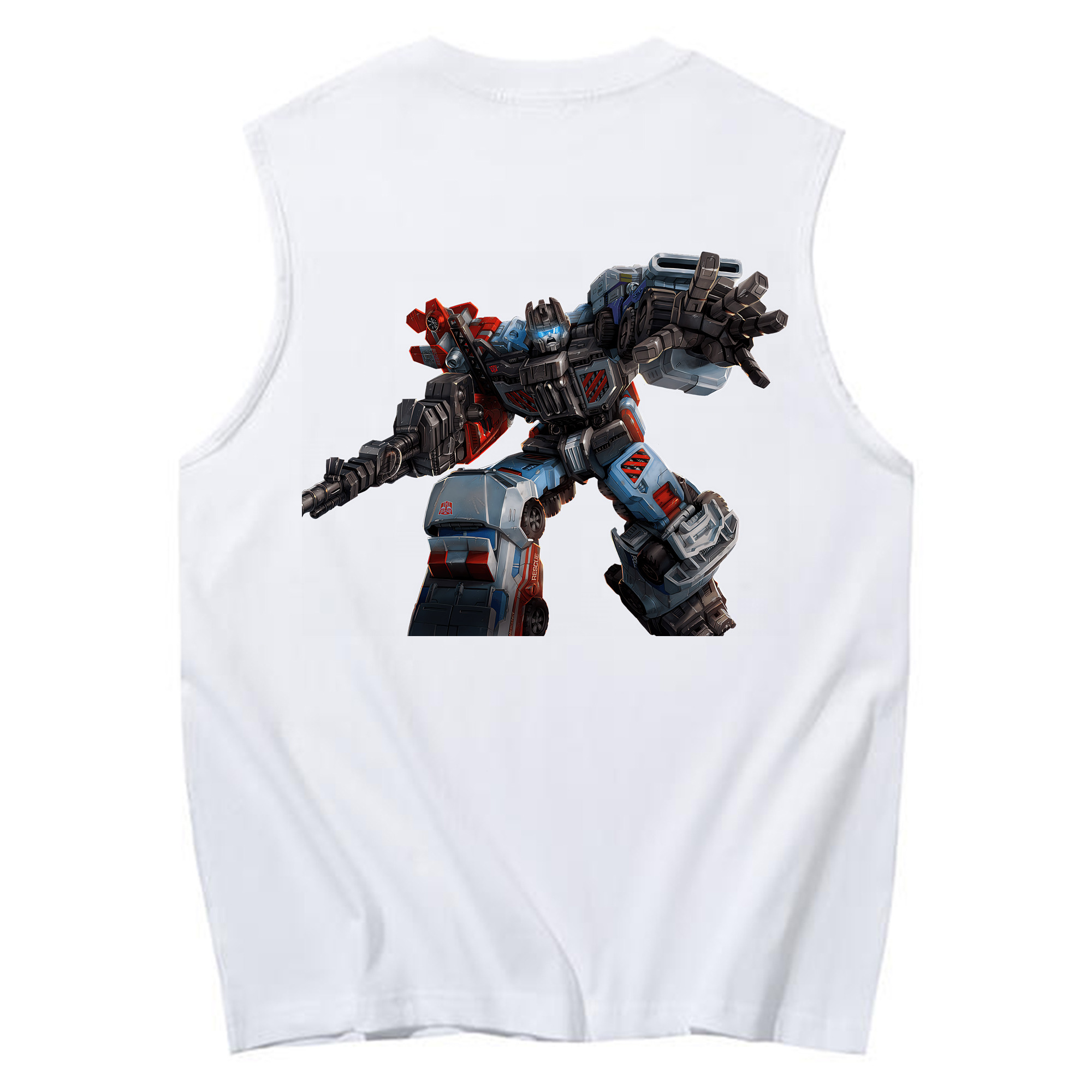 （画像用） Transformers トランスフォーマー コットン100％タンクトップ（背面プリント）