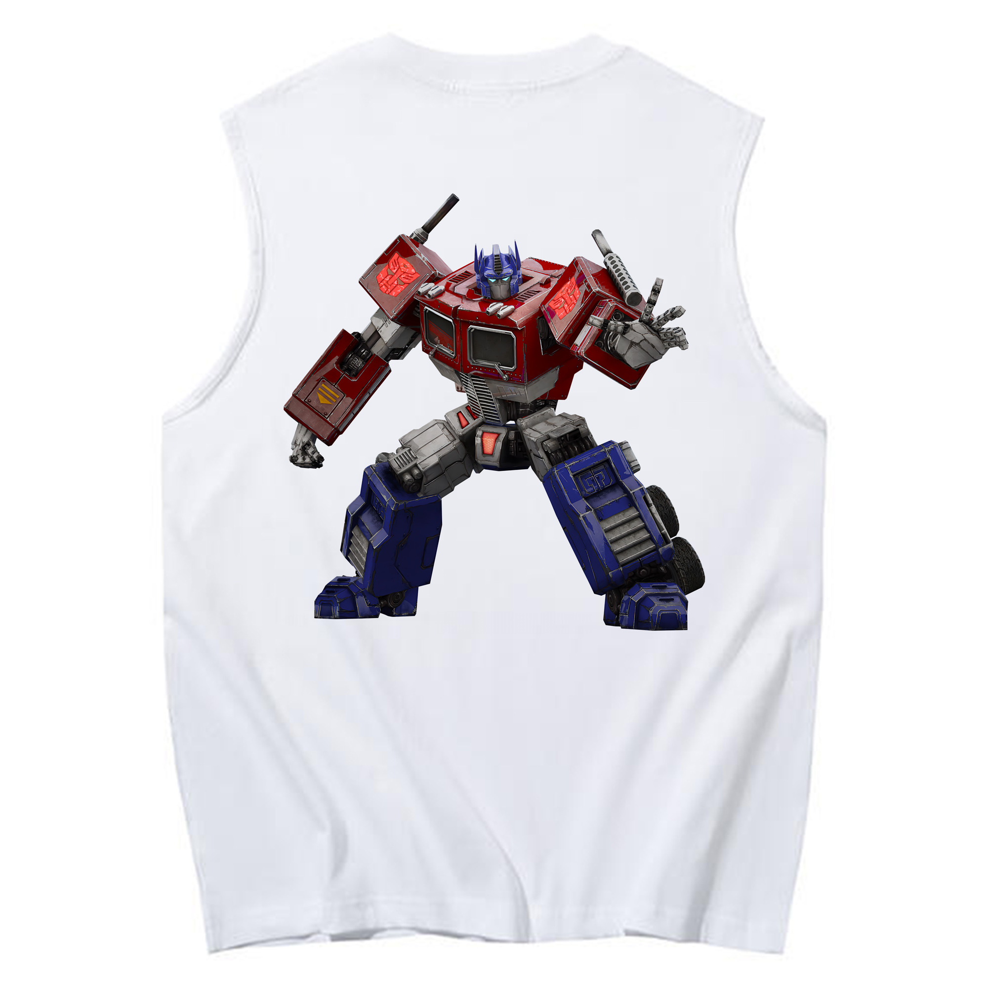 （画像用） Transformers トランスフォーマー コットン100％タンクトップ（背面プリント）