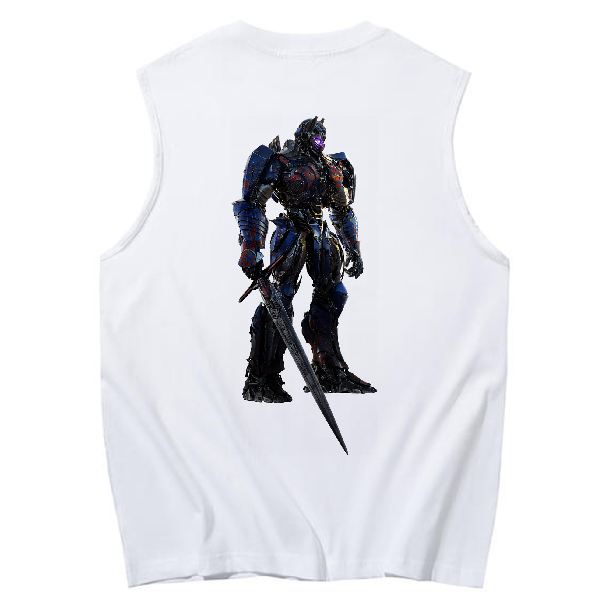 （画像用） Transformers トランスフォーマー コットン100％タンクトップ（背面プリント）