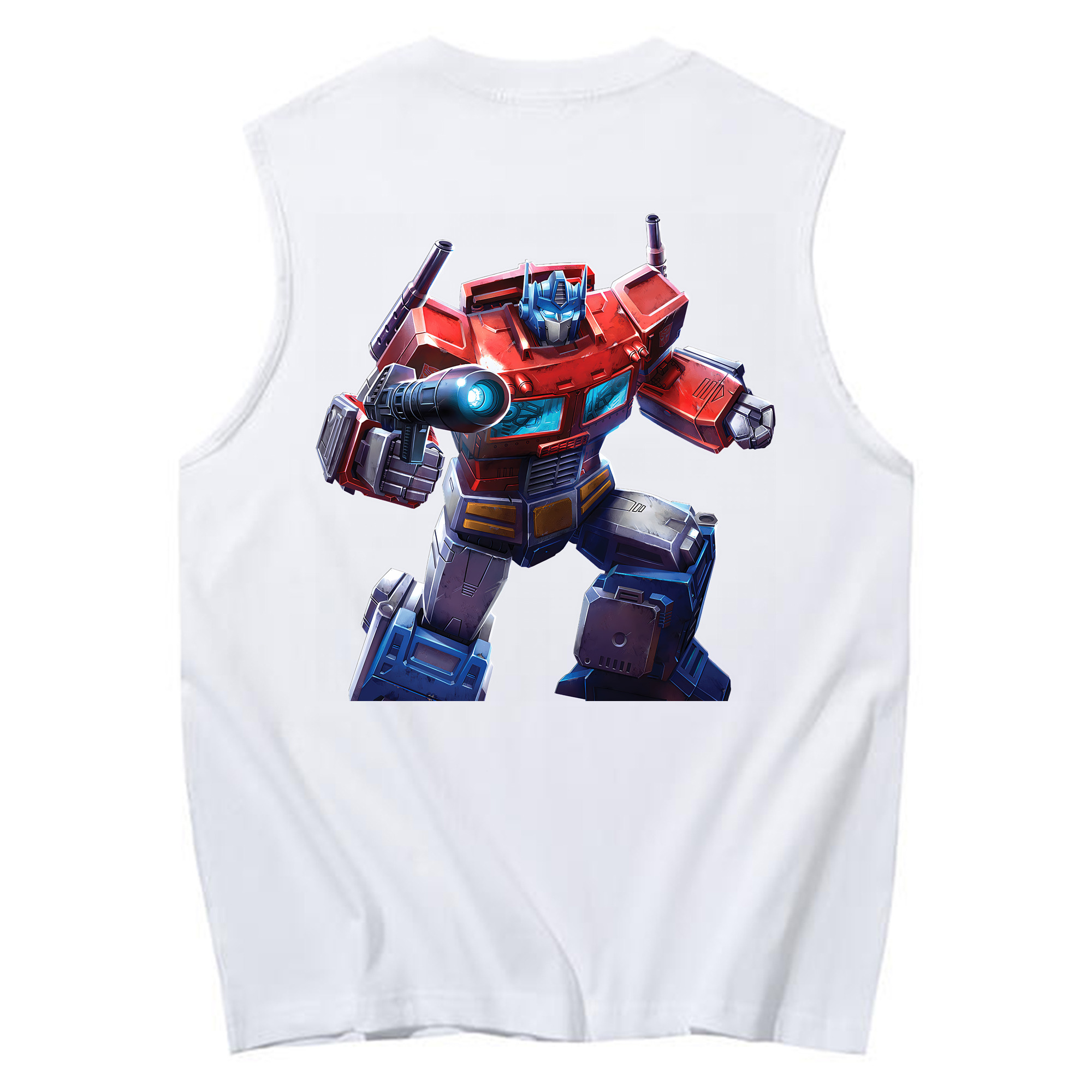 （画像用） Transformers トランスフォーマー コットン100％タンクトップ（背面プリント）