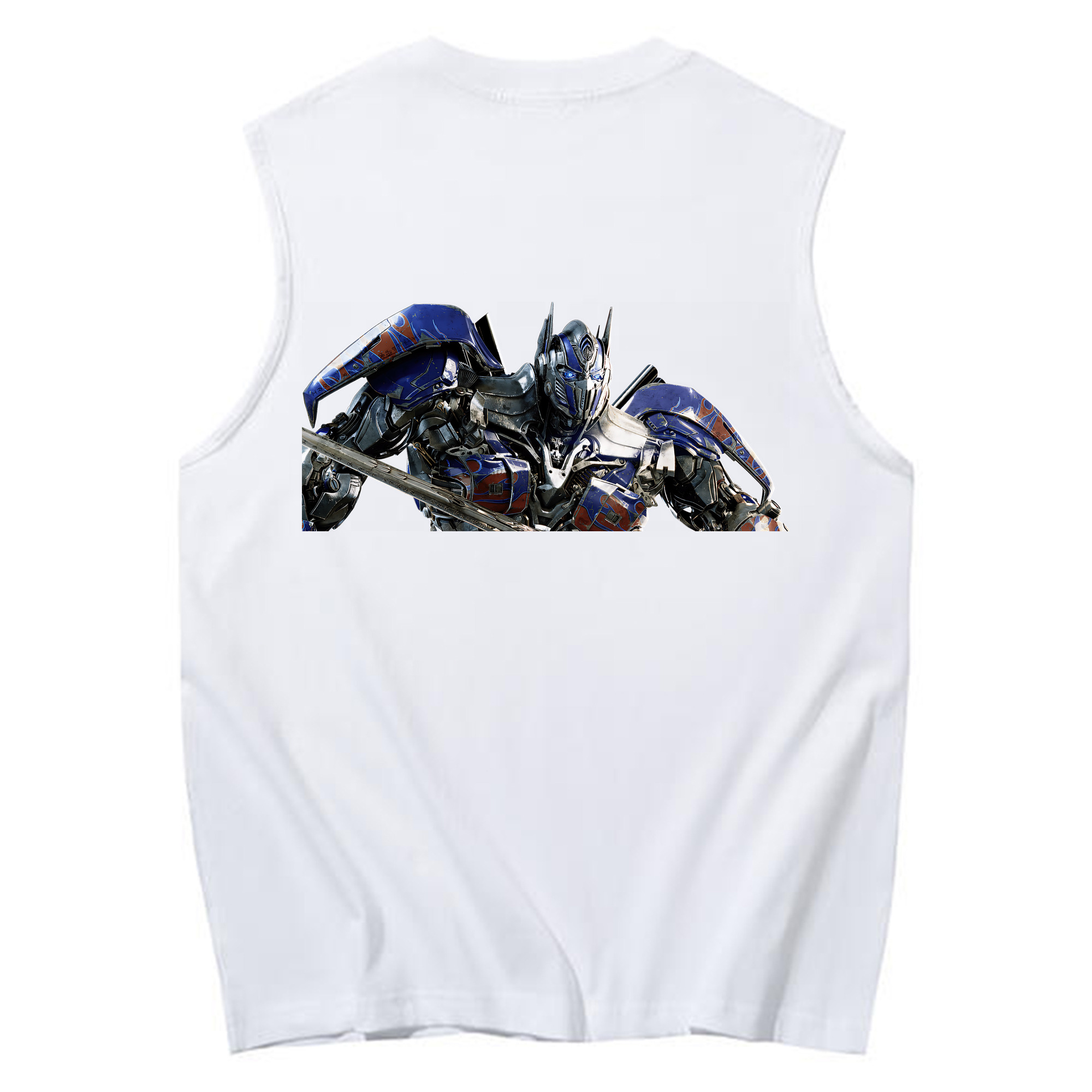 （画像用） Transformers トランスフォーマー コットン100％タンクトップ（背面プリント）