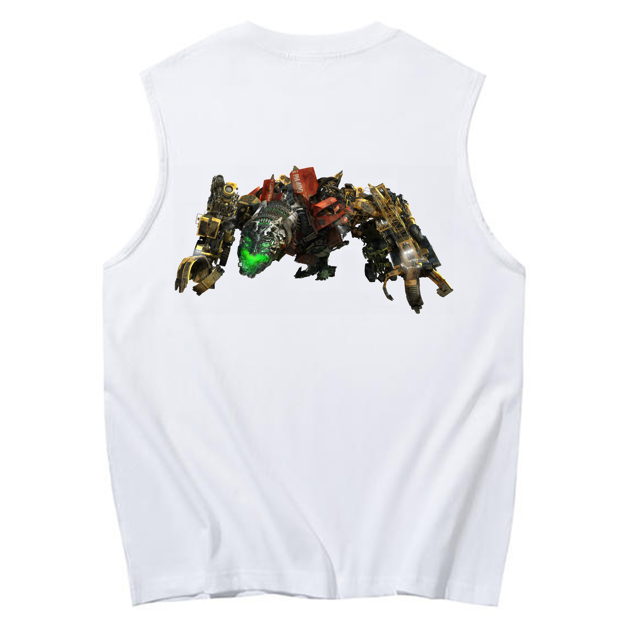 （画像用） Transformers トランスフォーマー コットン100％タンクトップ（背面プリント）
