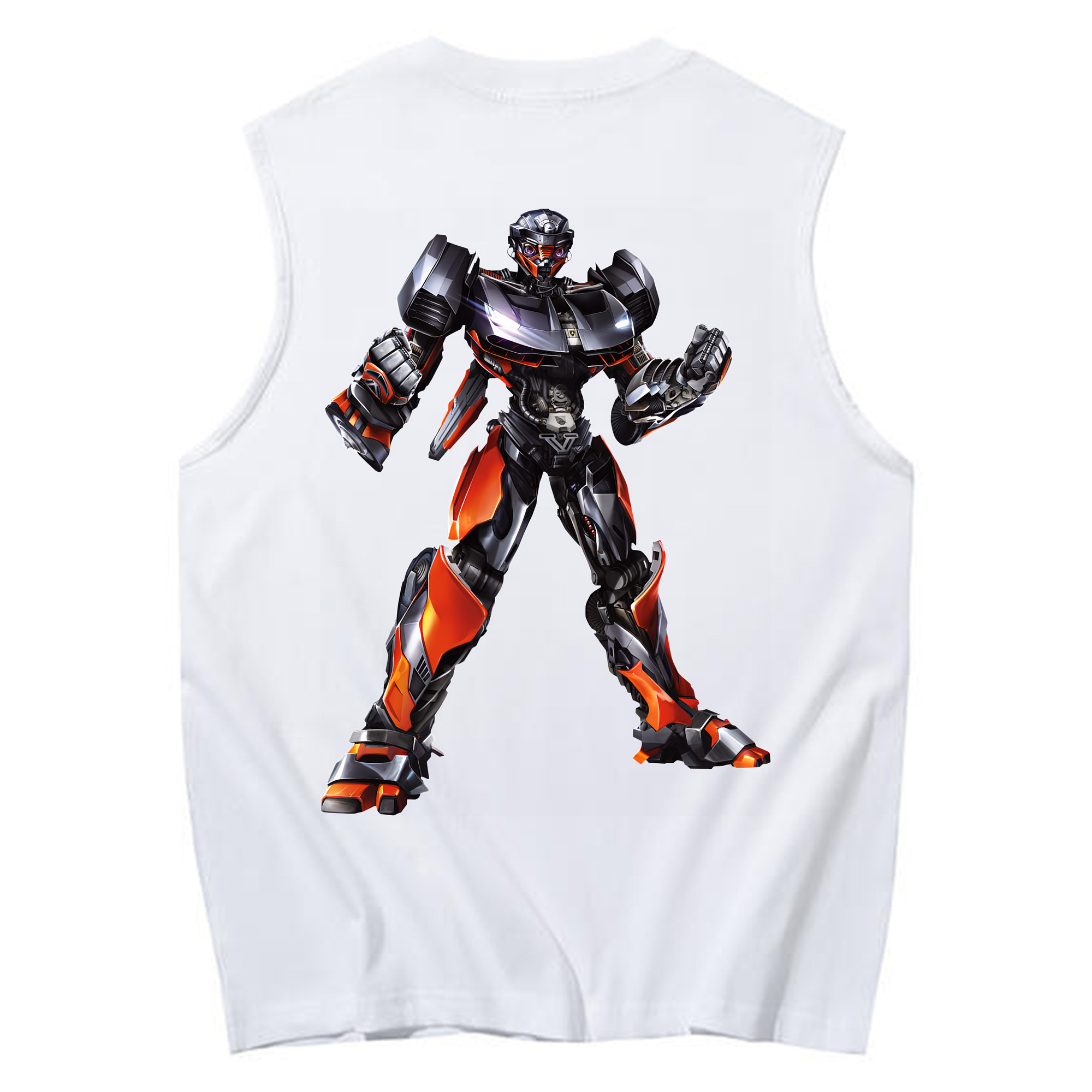 （画像用） Transformers トランスフォーマー コットン100％タンクトップ（背面プリント）