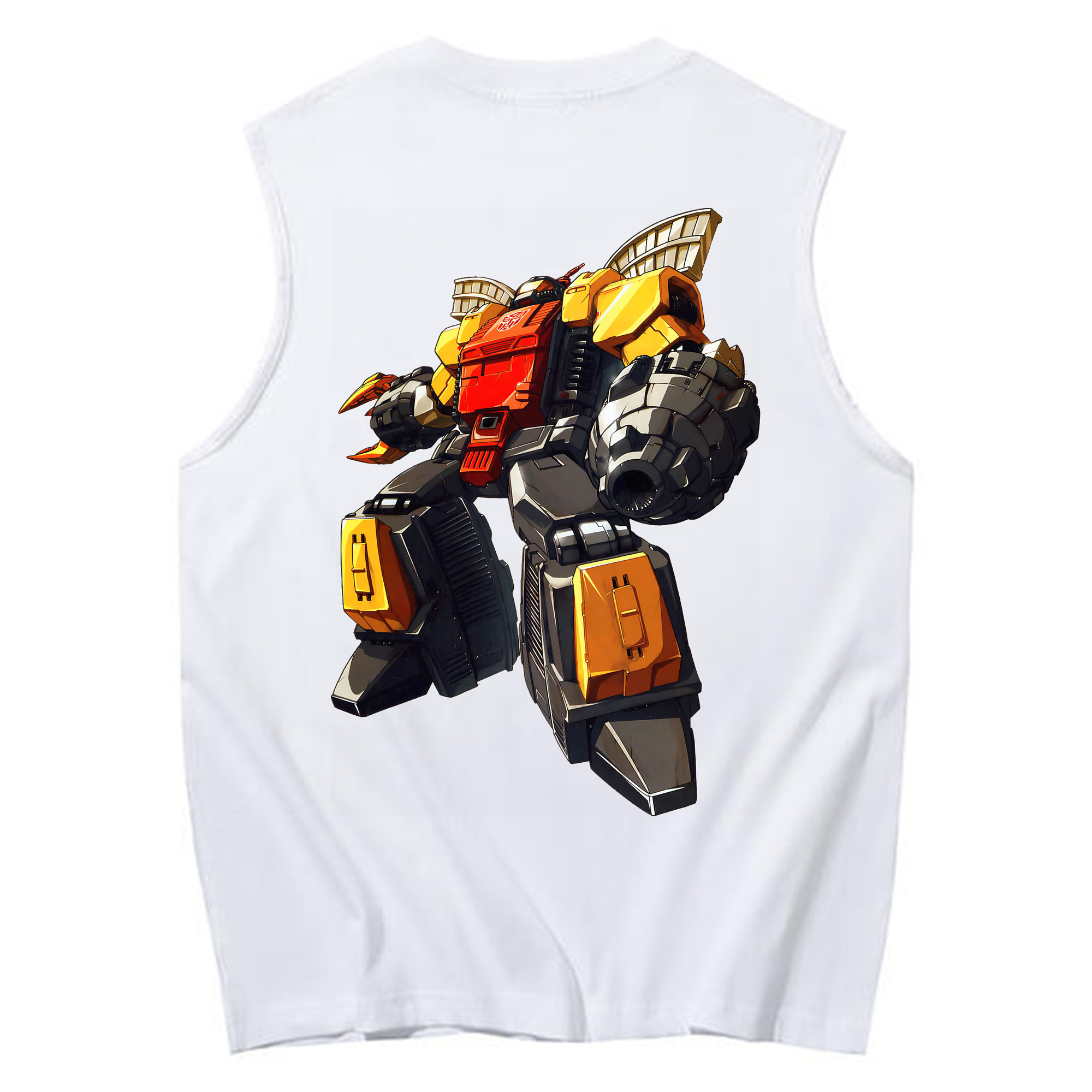 （画像用） Transformers トランスフォーマー コットン100％タンクトップ（背面プリント）