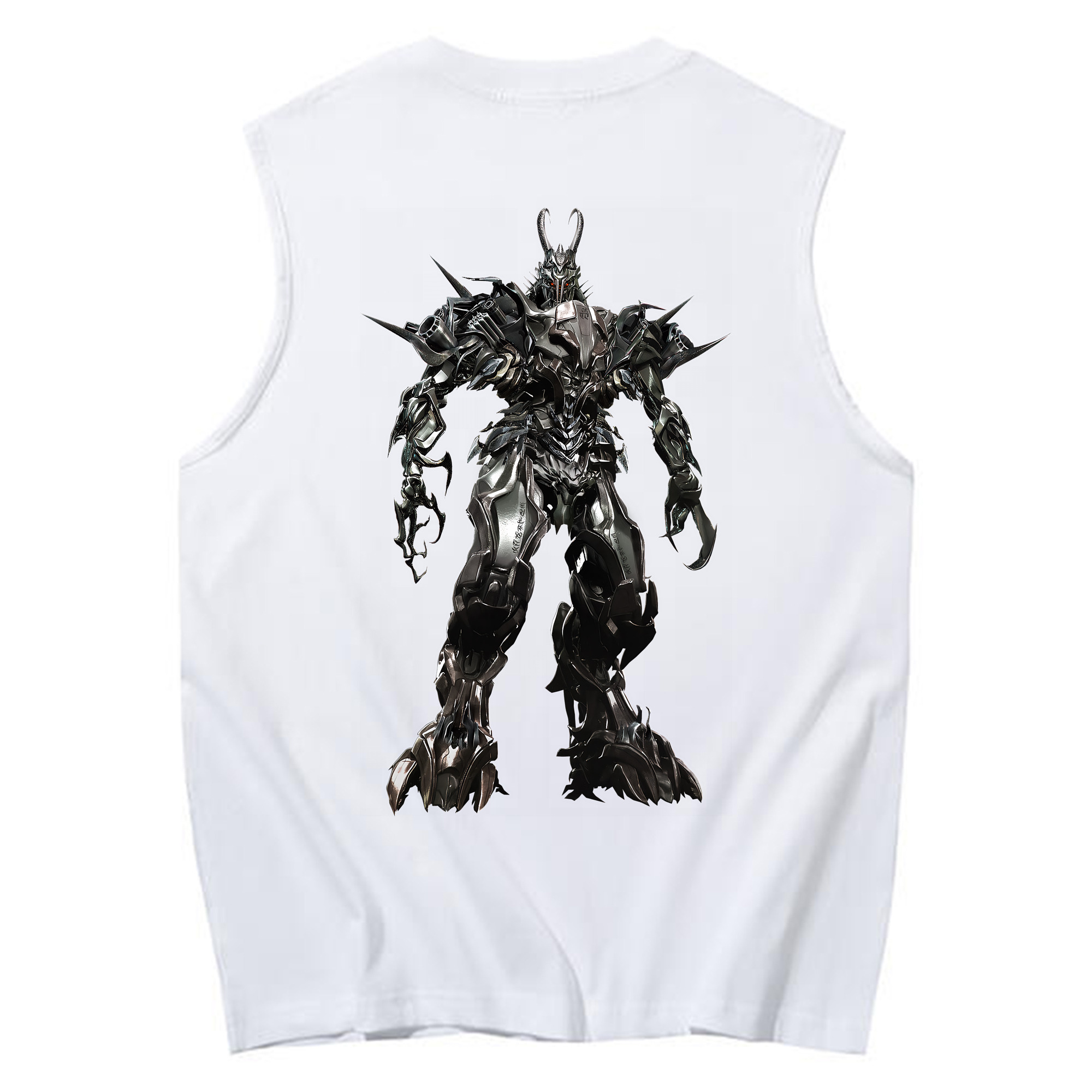 （画像用） Transformers トランスフォーマー コットン100％タンクトップ（背面プリント）