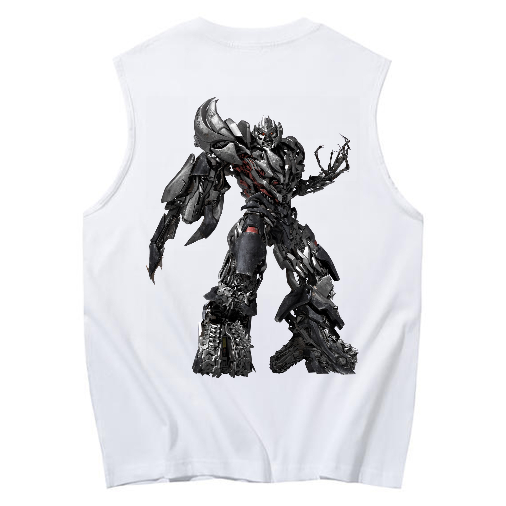 （画像用） Transformers トランスフォーマー コットン100％タンクトップ（背面プリント）