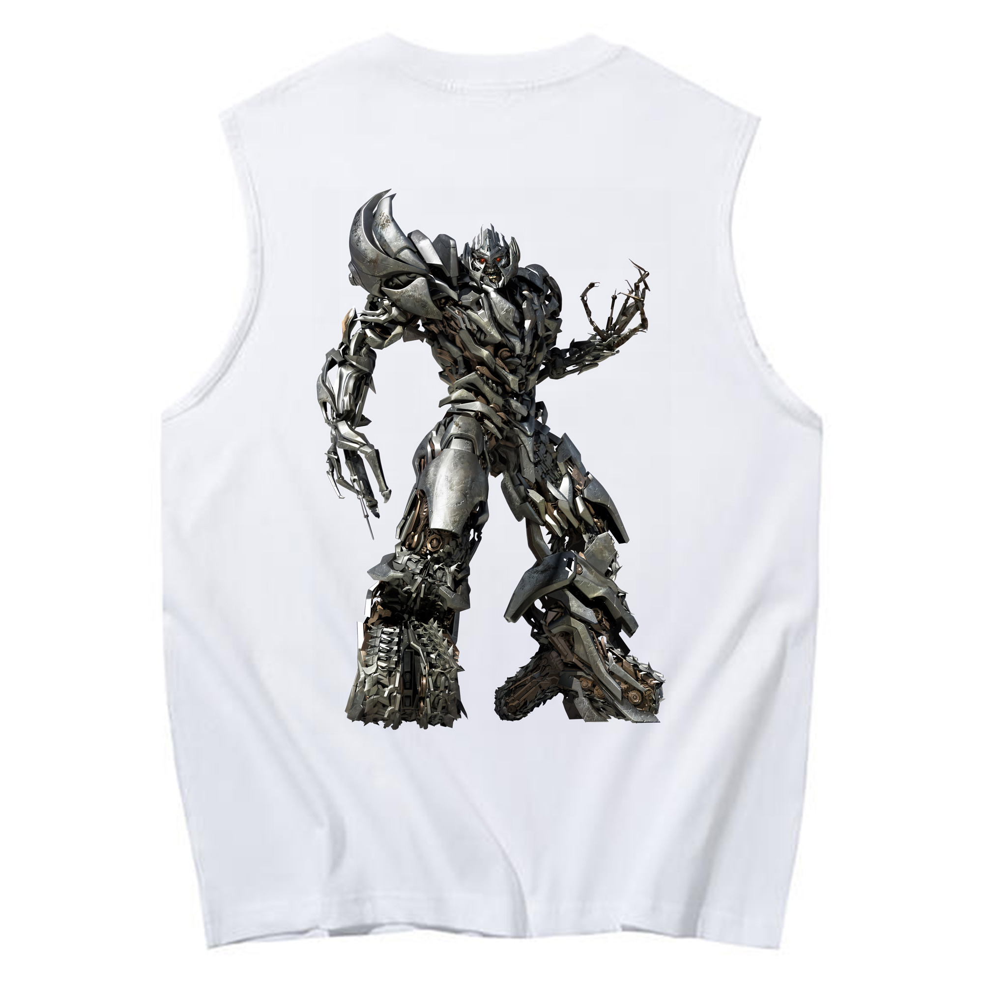 （画像用） Transformers トランスフォーマー コットン100％タンクトップ（背面プリント）