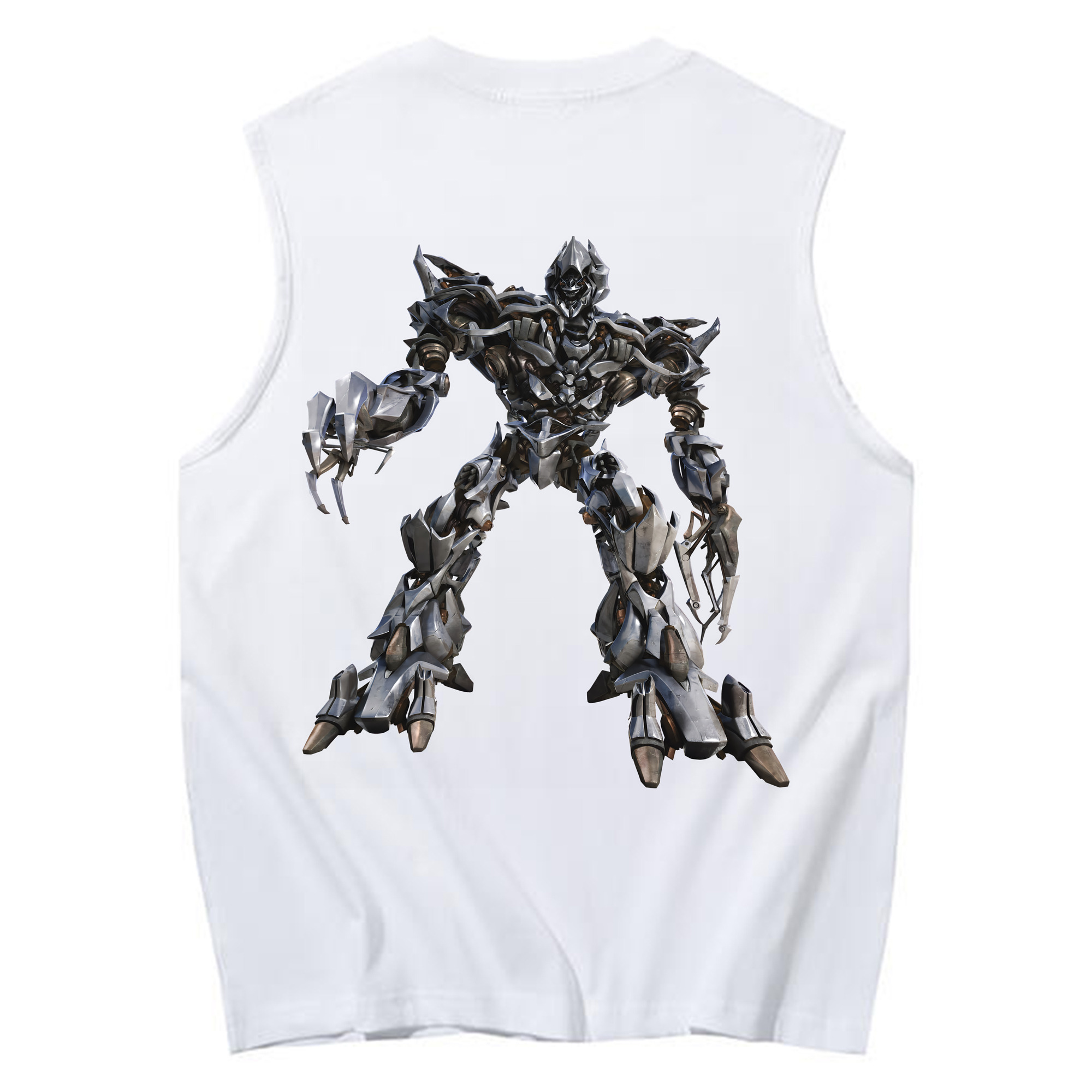 （画像用） Transformers トランスフォーマー コットン100％タンクトップ（背面プリント）