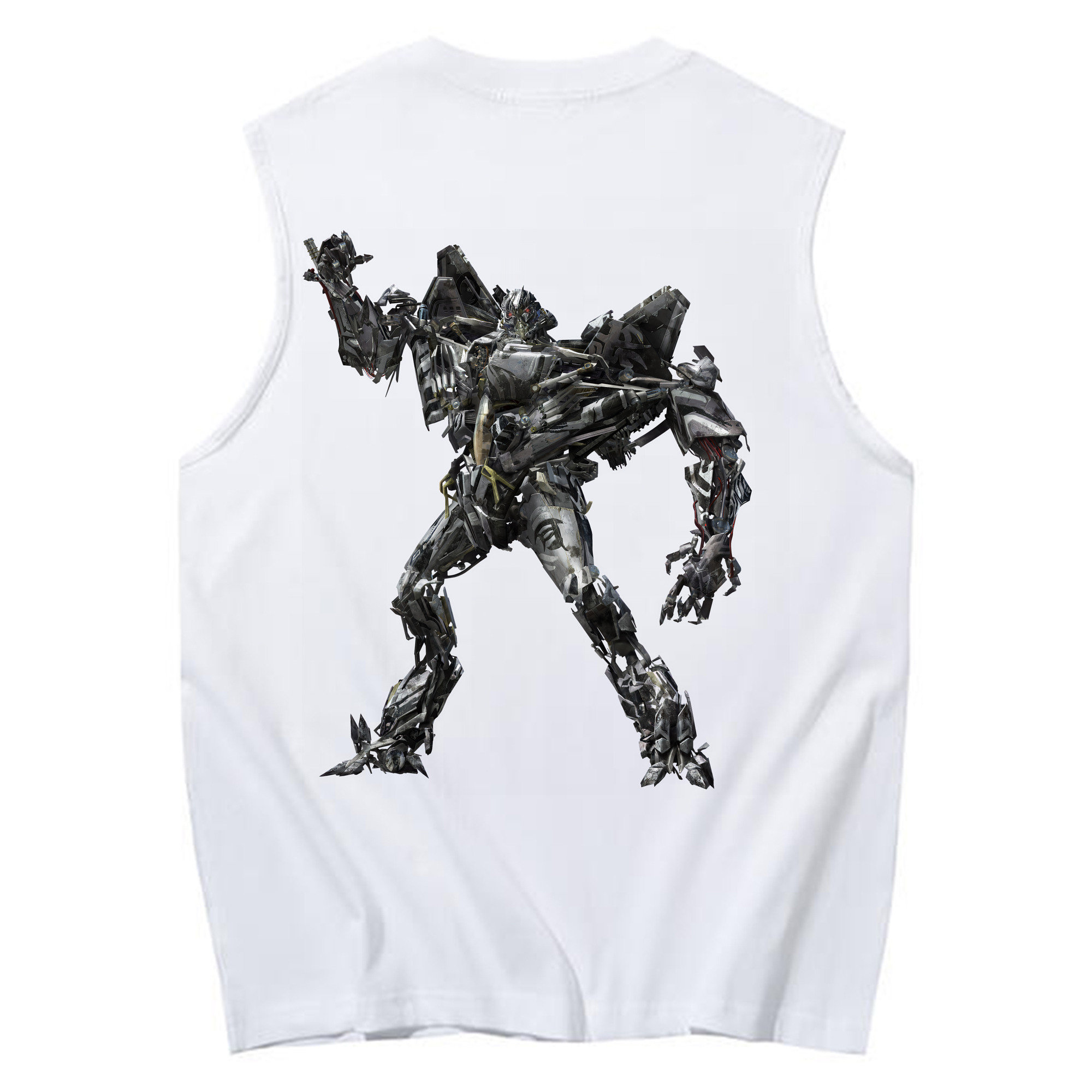 （画像用） Transformers トランスフォーマー コットン100％タンクトップ（背面プリント）