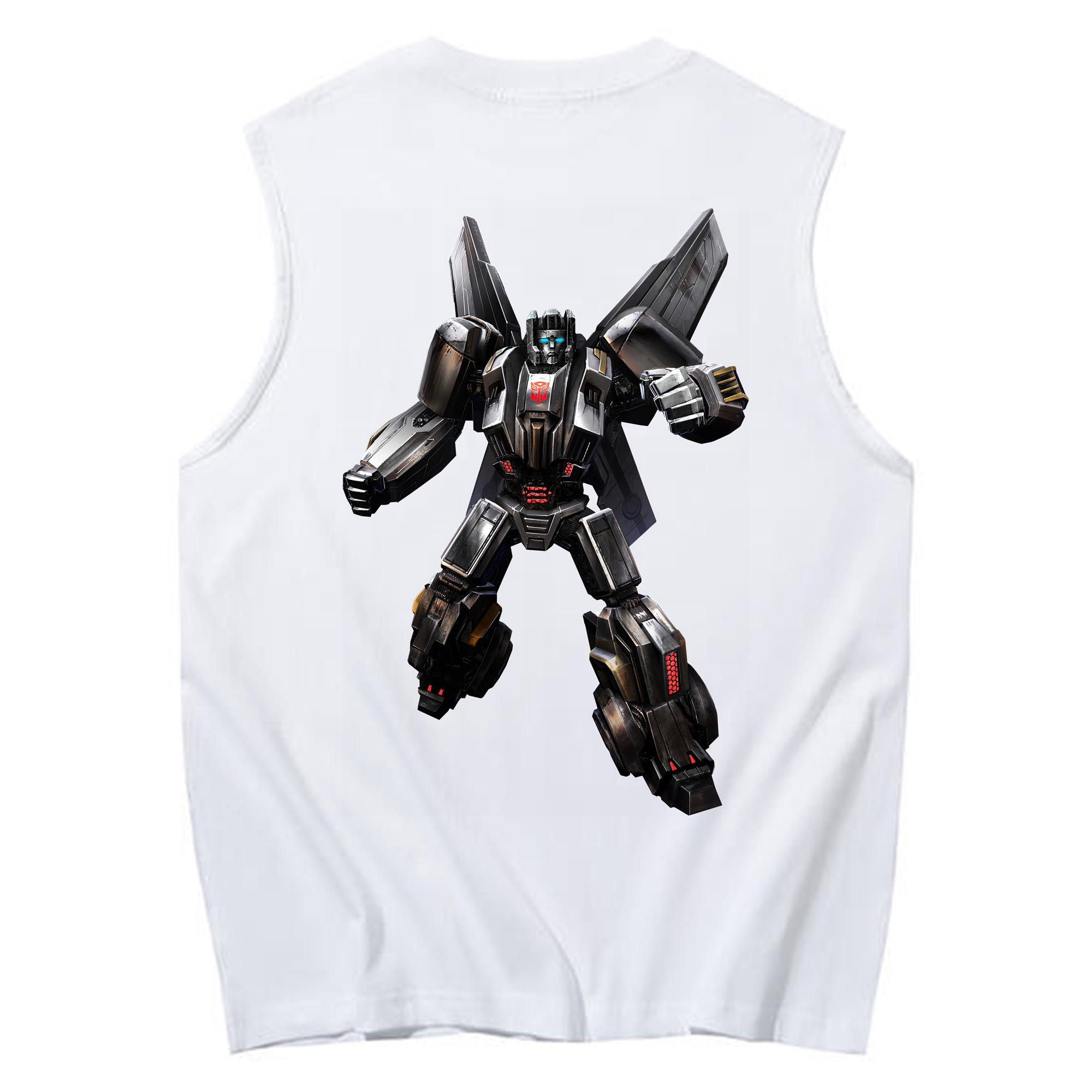 （画像用） Transformers トランスフォーマー コットン100％タンクトップ（背面プリント）