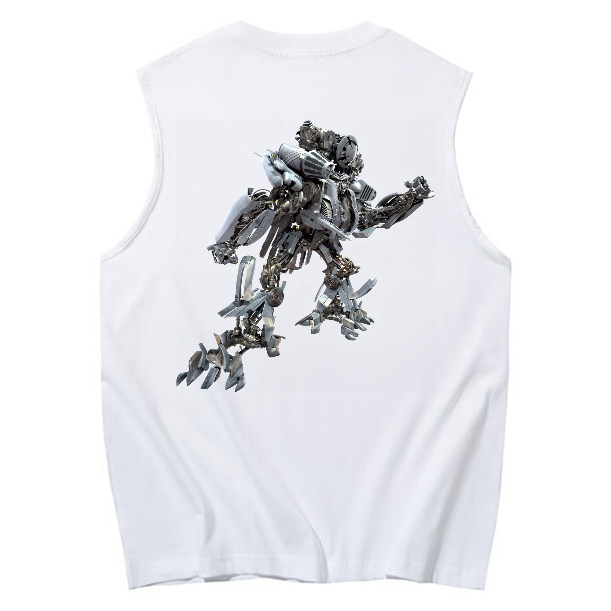 （画像用） Transformers トランスフォーマー コットン100％タンクトップ（背面プリント）