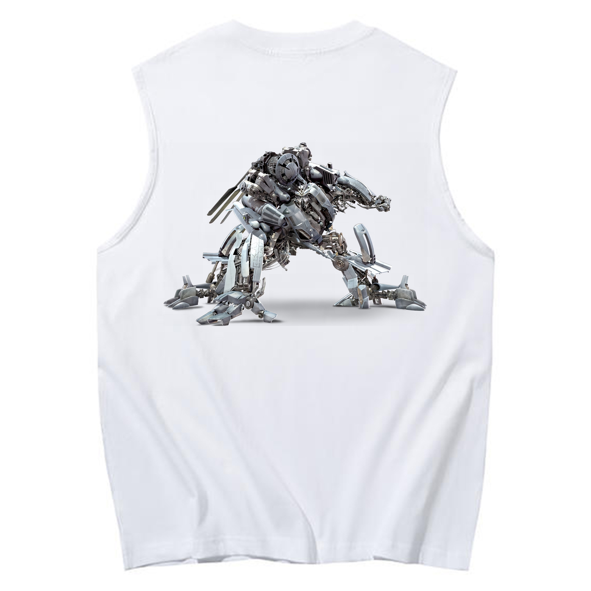 （画像用） Transformers トランスフォーマー コットン100％タンクトップ（背面プリント）