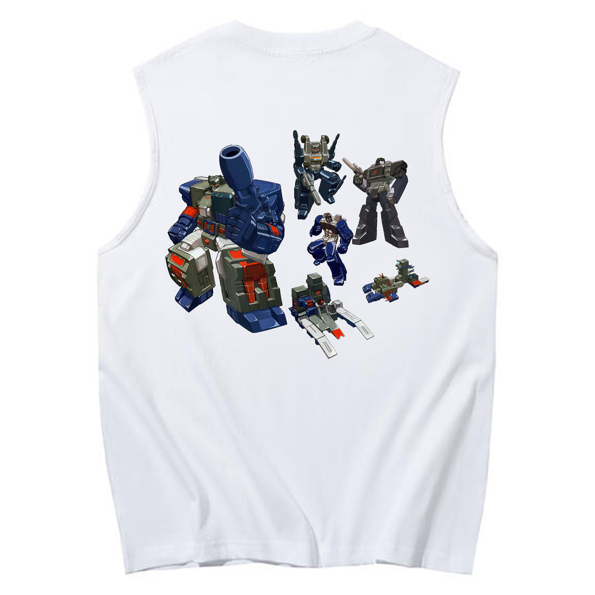 （画像用） Transformers トランスフォーマー コットン100％タンクトップ（背面プリント）