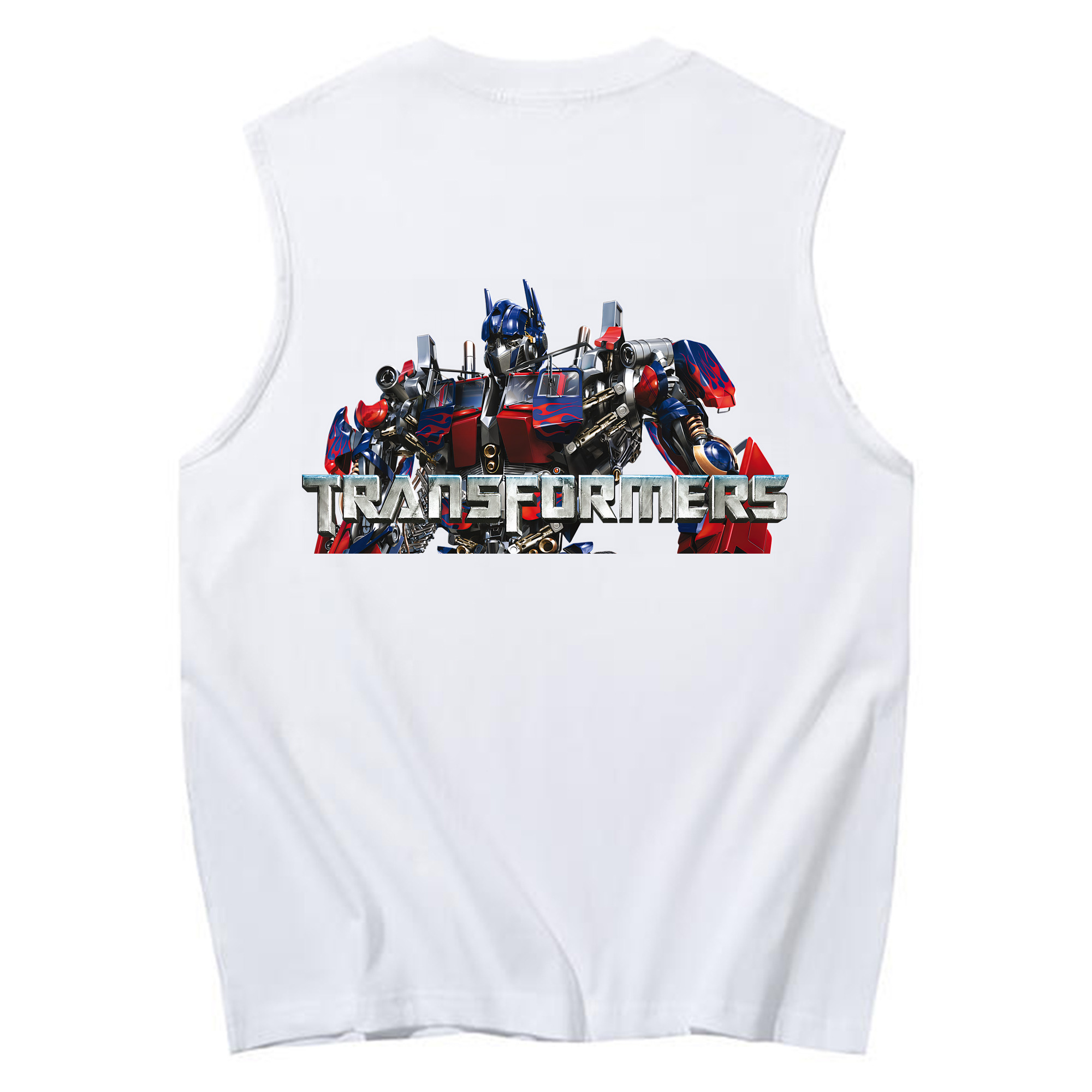 （画像用） Transformers トランスフォーマー コットン100％タンクトップ（背面プリント）