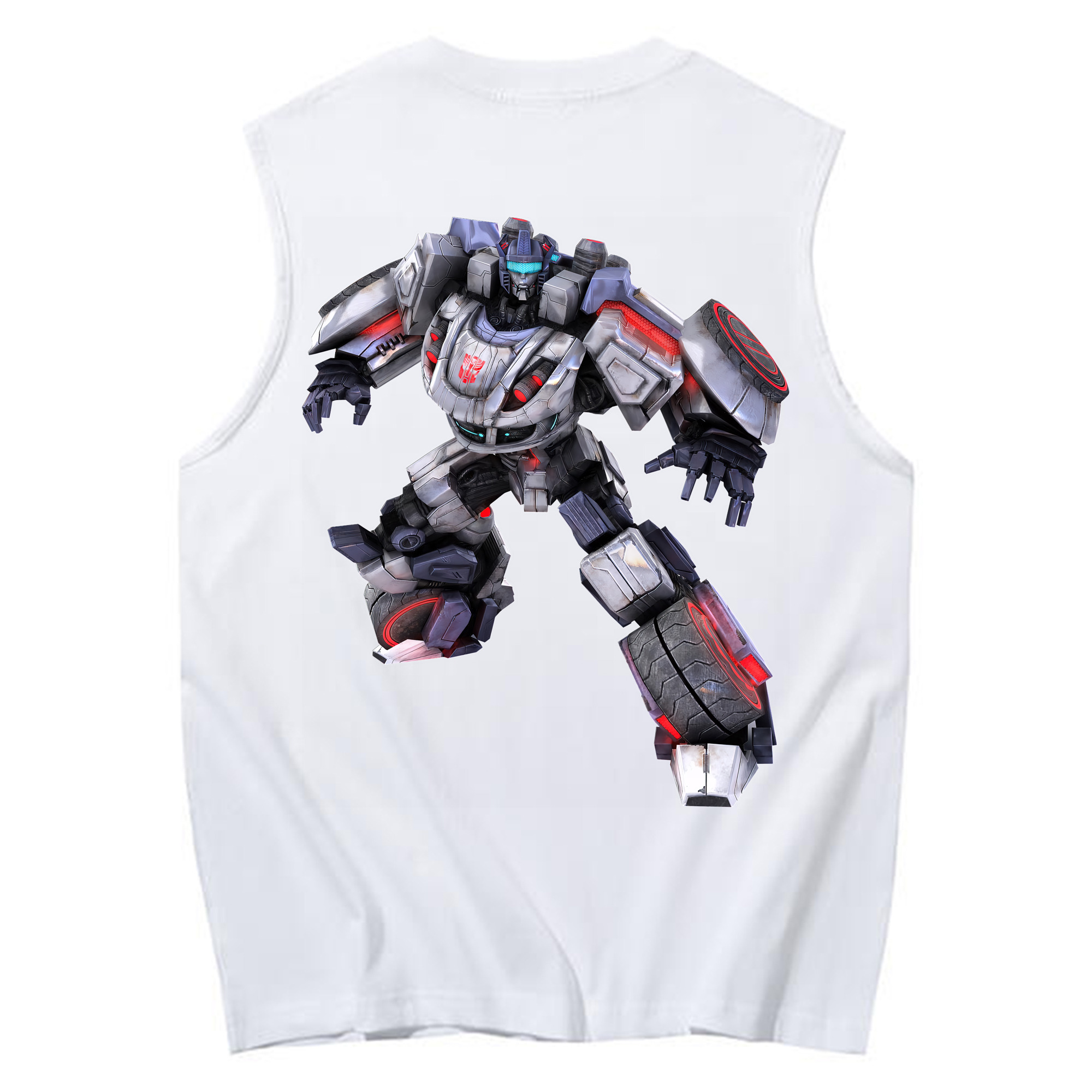 （画像用） Transformers トランスフォーマー コットン100％タンクトップ（背面プリント）