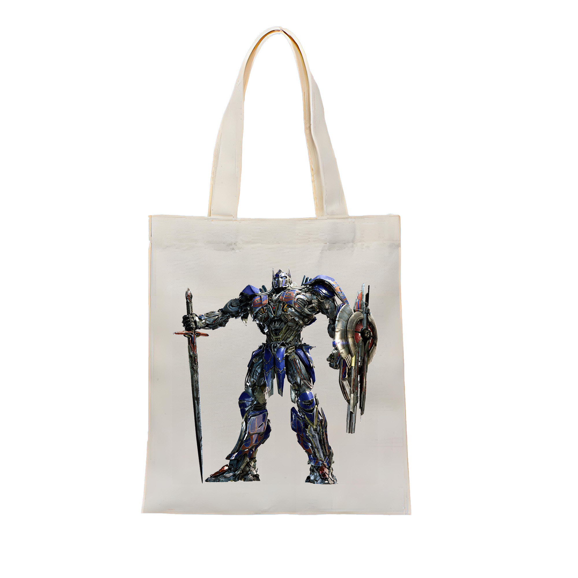 （画像用） Transformers トランスフォーマー 縦型キャンバス生地手提げバッグ　トートバッグ