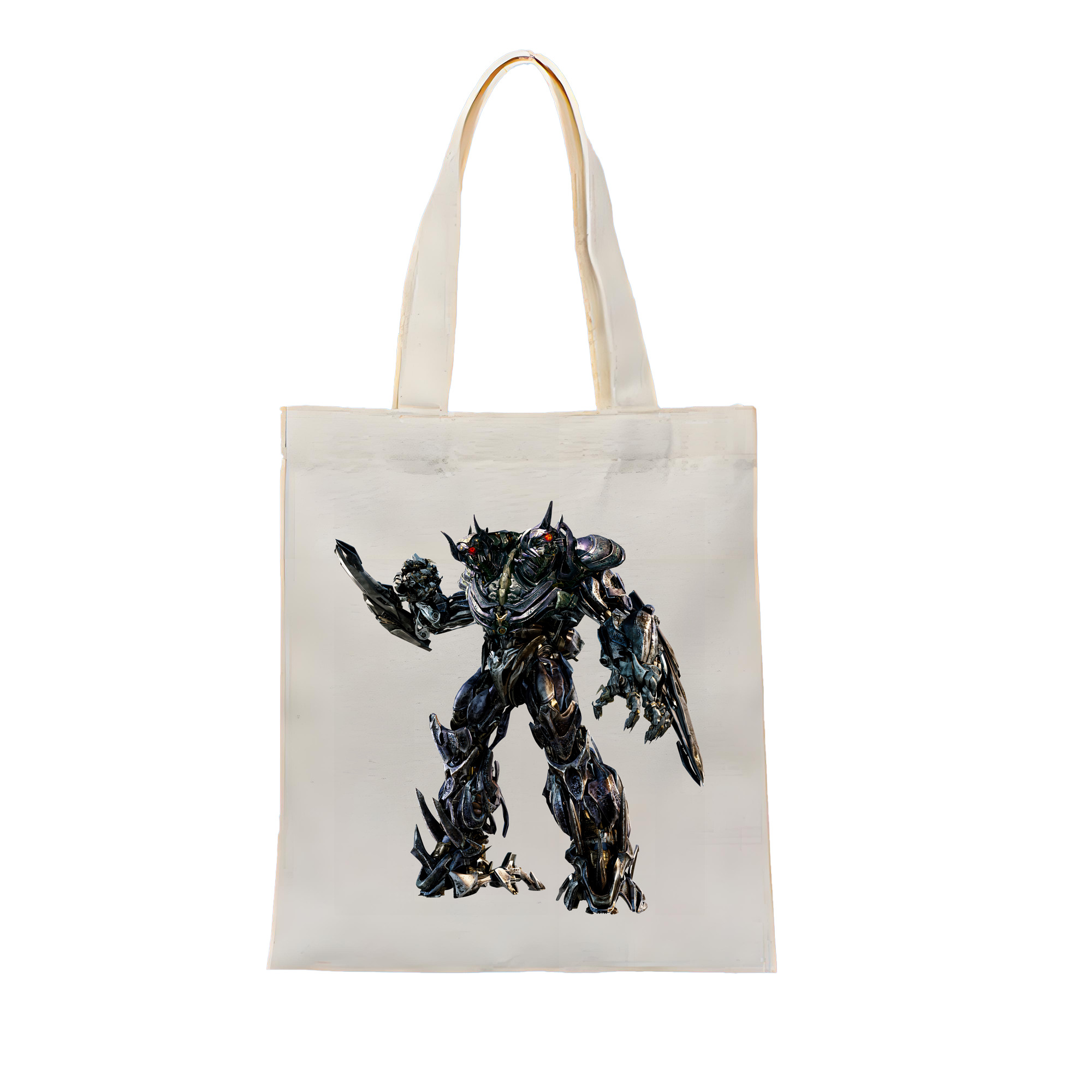 （画像用） Transformers トランスフォーマー 縦型キャンバス生地手提げバッグ　トートバッグ