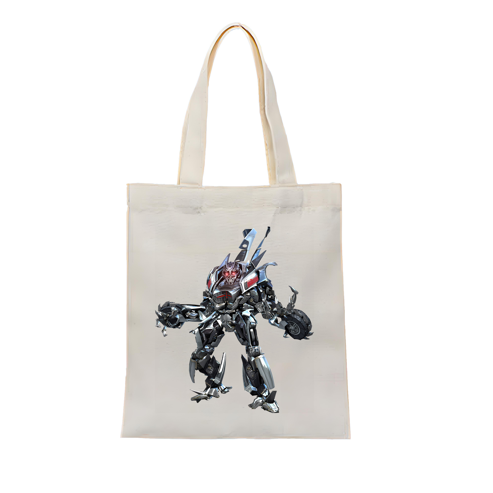 （画像用） Transformers トランスフォーマー 縦型キャンバス生地手提げバッグ　トートバッグ