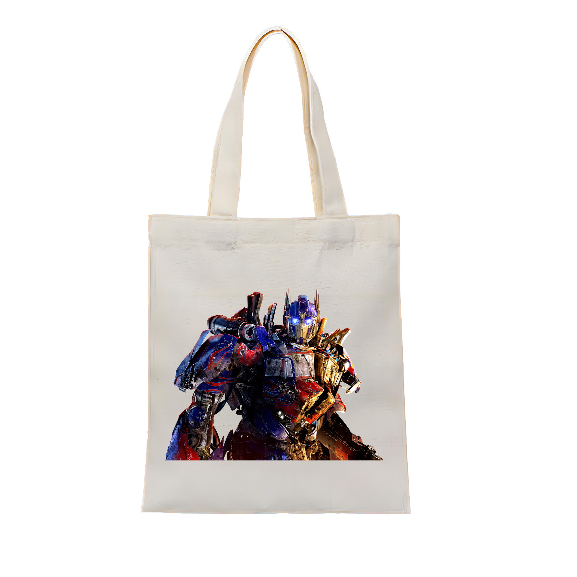 （画像用） Transformers トランスフォーマー 縦型キャンバス生地手提げバッグ　トートバッグ
