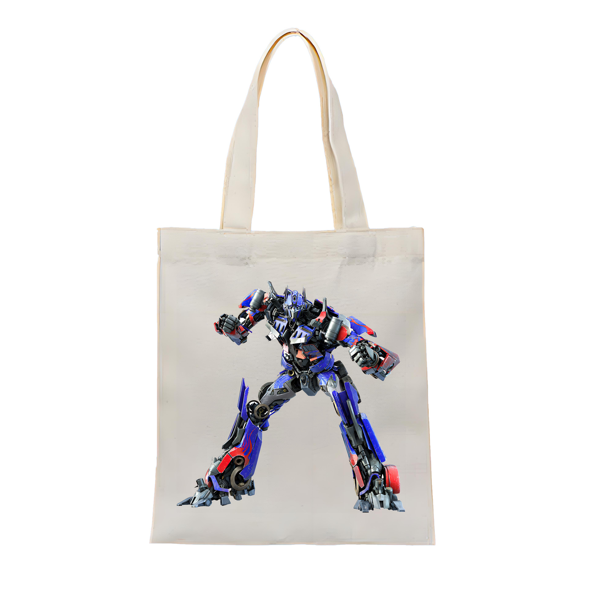 （画像用） Transformers トランスフォーマー 縦型キャンバス生地手提げバッグ　トートバッグ
