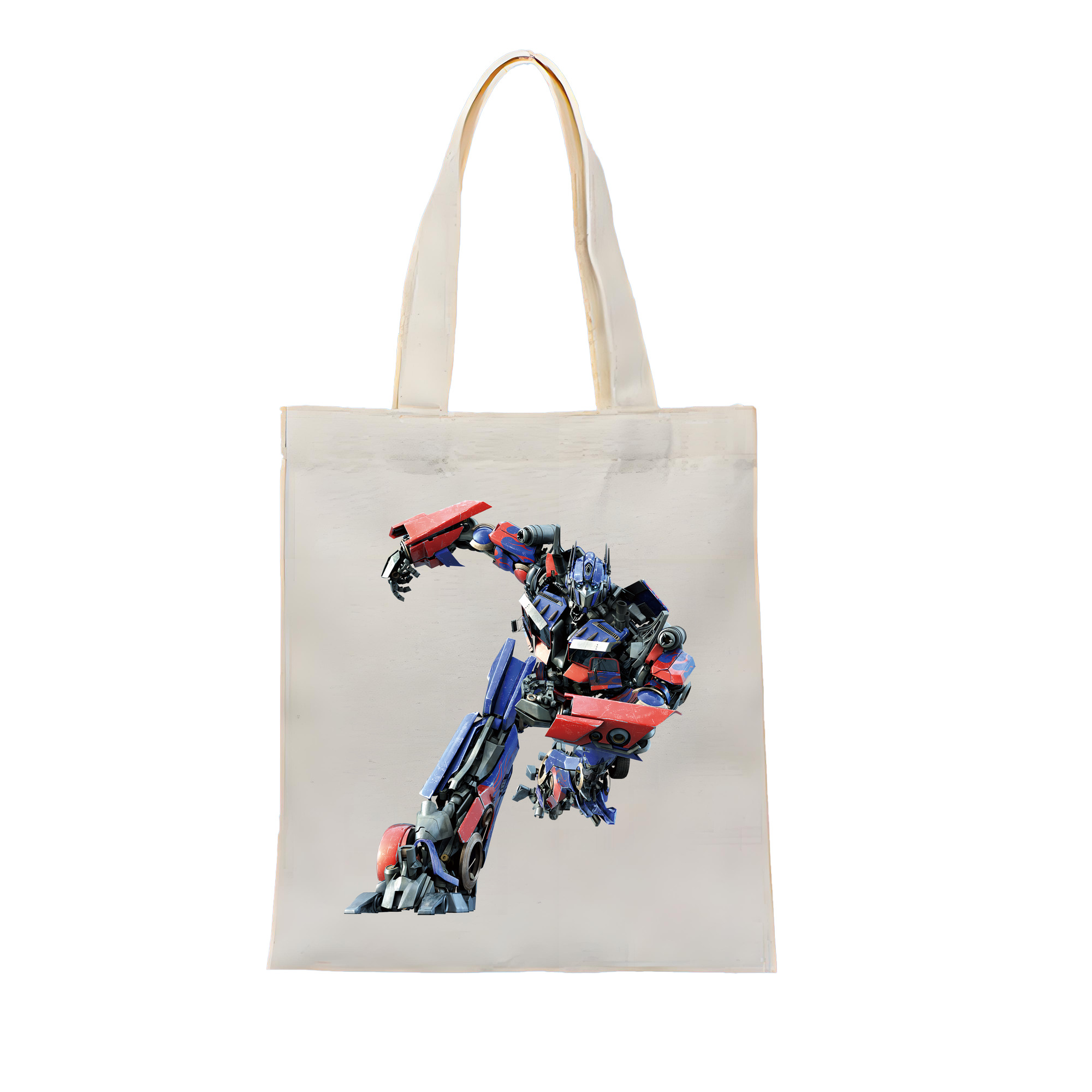 （画像用） Transformers トランスフォーマー 縦型キャンバス生地手提げバッグ　トートバッグ