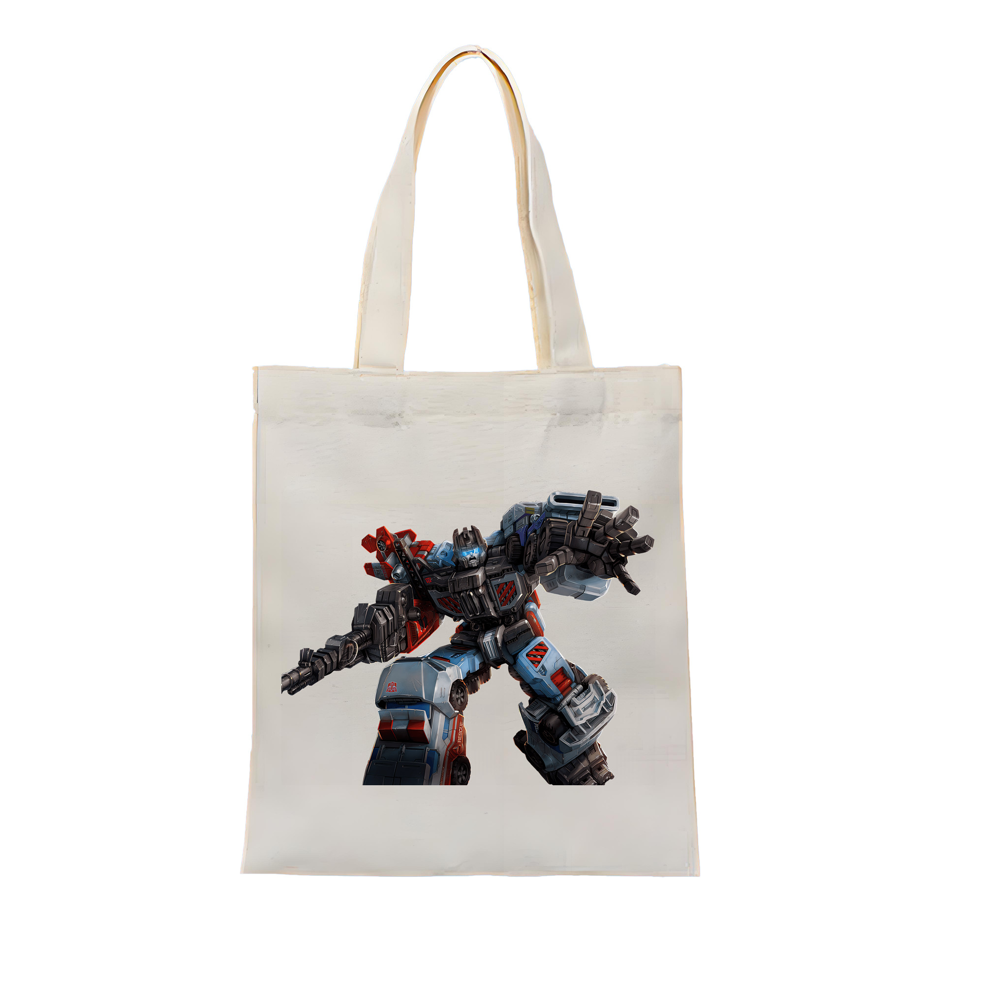 （画像用） Transformers トランスフォーマー 縦型キャンバス生地手提げバッグ　トートバッグ