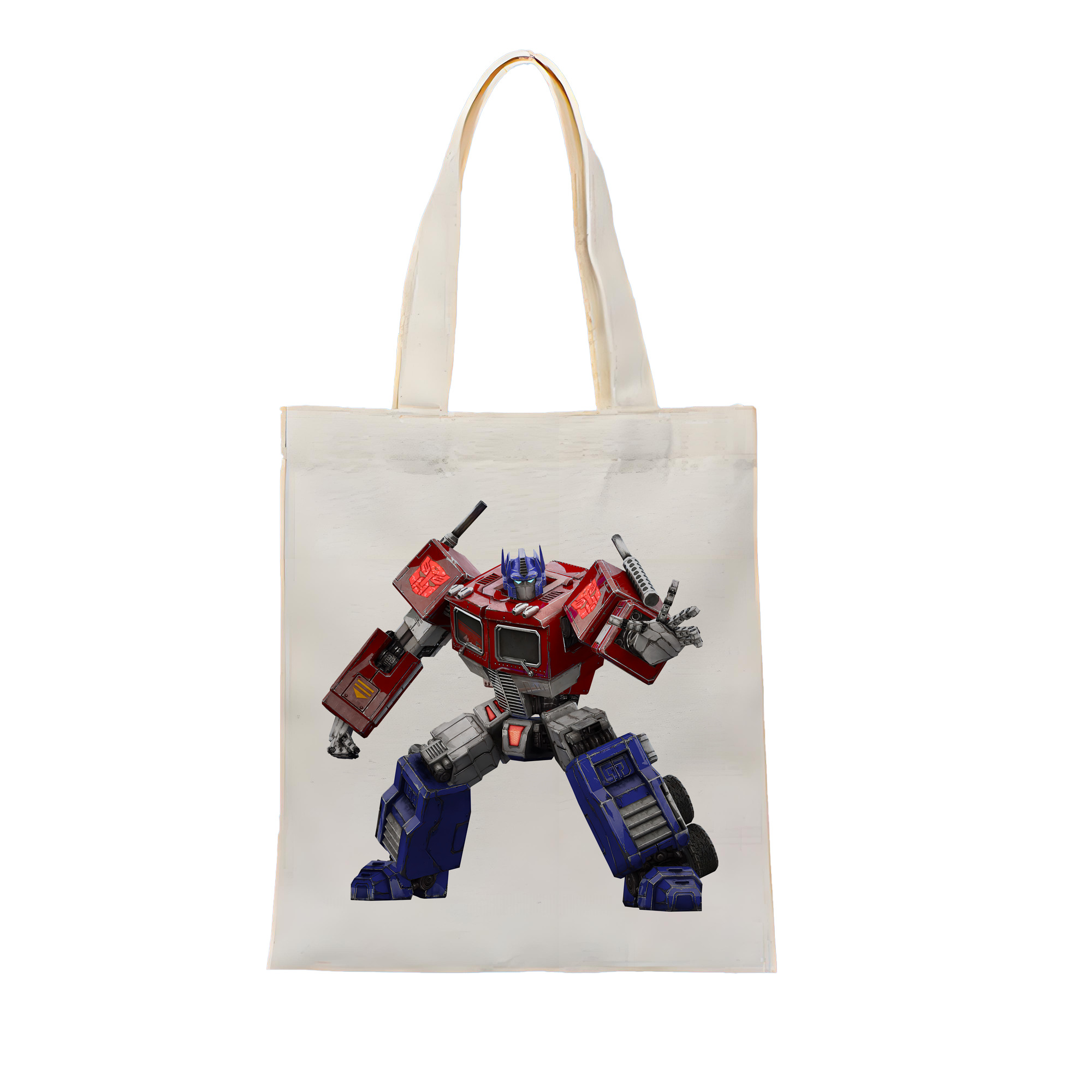 （画像用） Transformers トランスフォーマー 縦型キャンバス生地手提げバッグ　トートバッグ