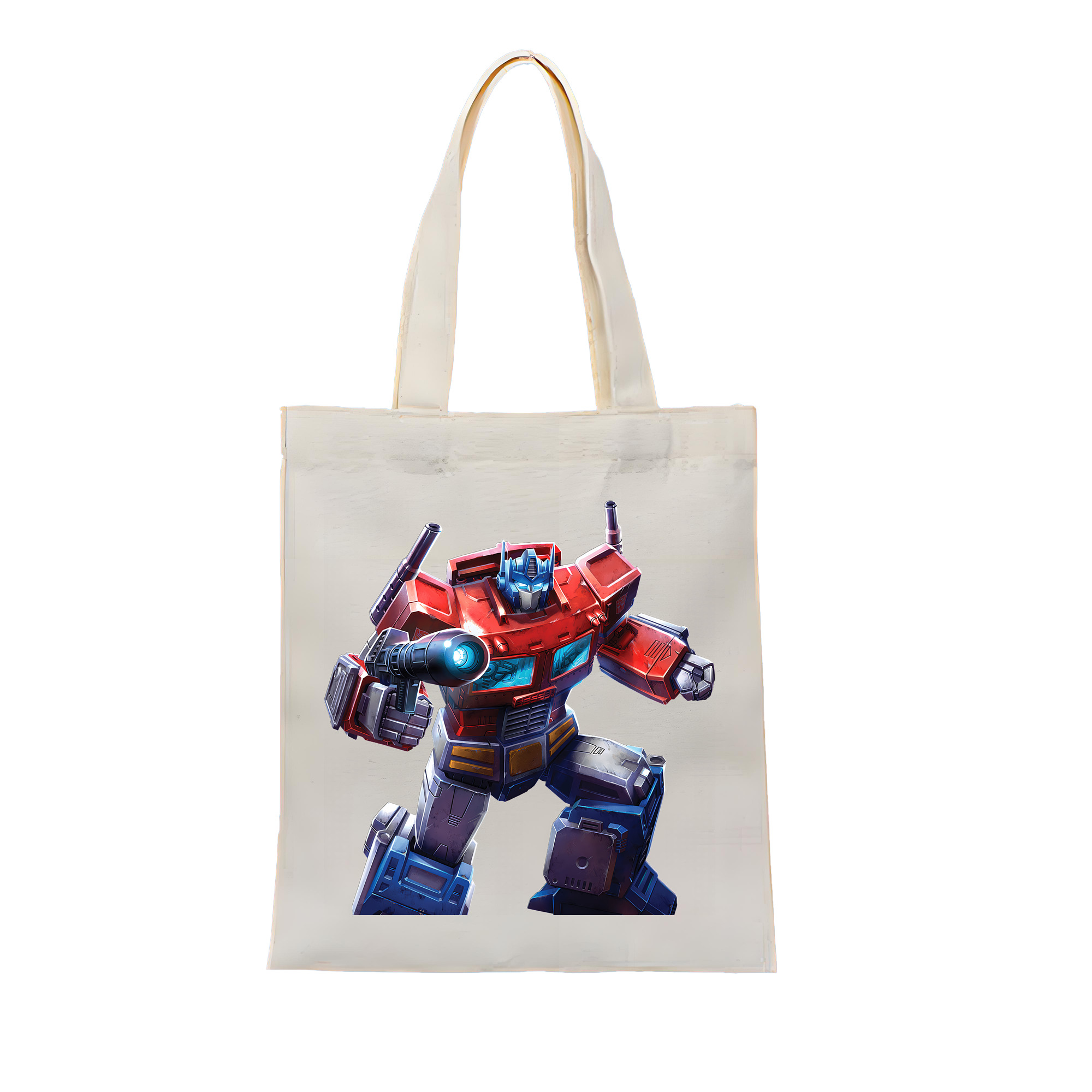 （画像用） Transformers トランスフォーマー 縦型キャンバス生地手提げバッグ　トートバッグ