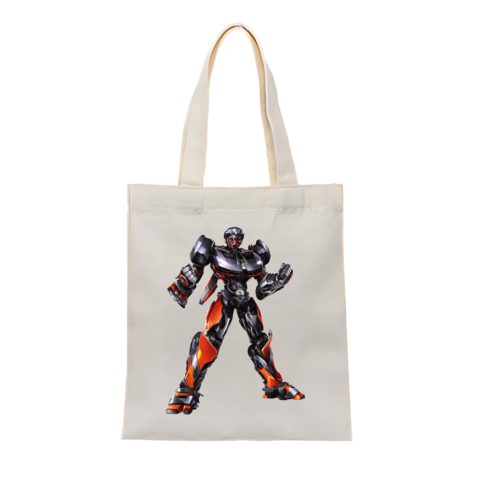 （画像用） Transformers トランスフォーマー 縦型キャンバス生地手提げバッグ　トートバッグ