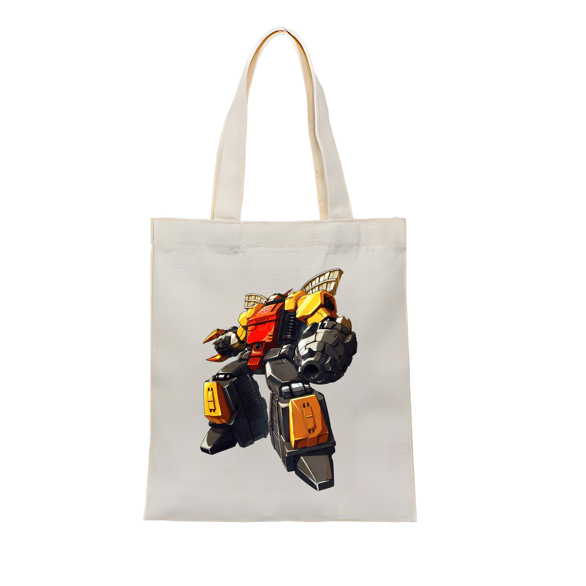 （画像用） Transformers トランスフォーマー 縦型キャンバス生地手提げバッグ　トートバッグ