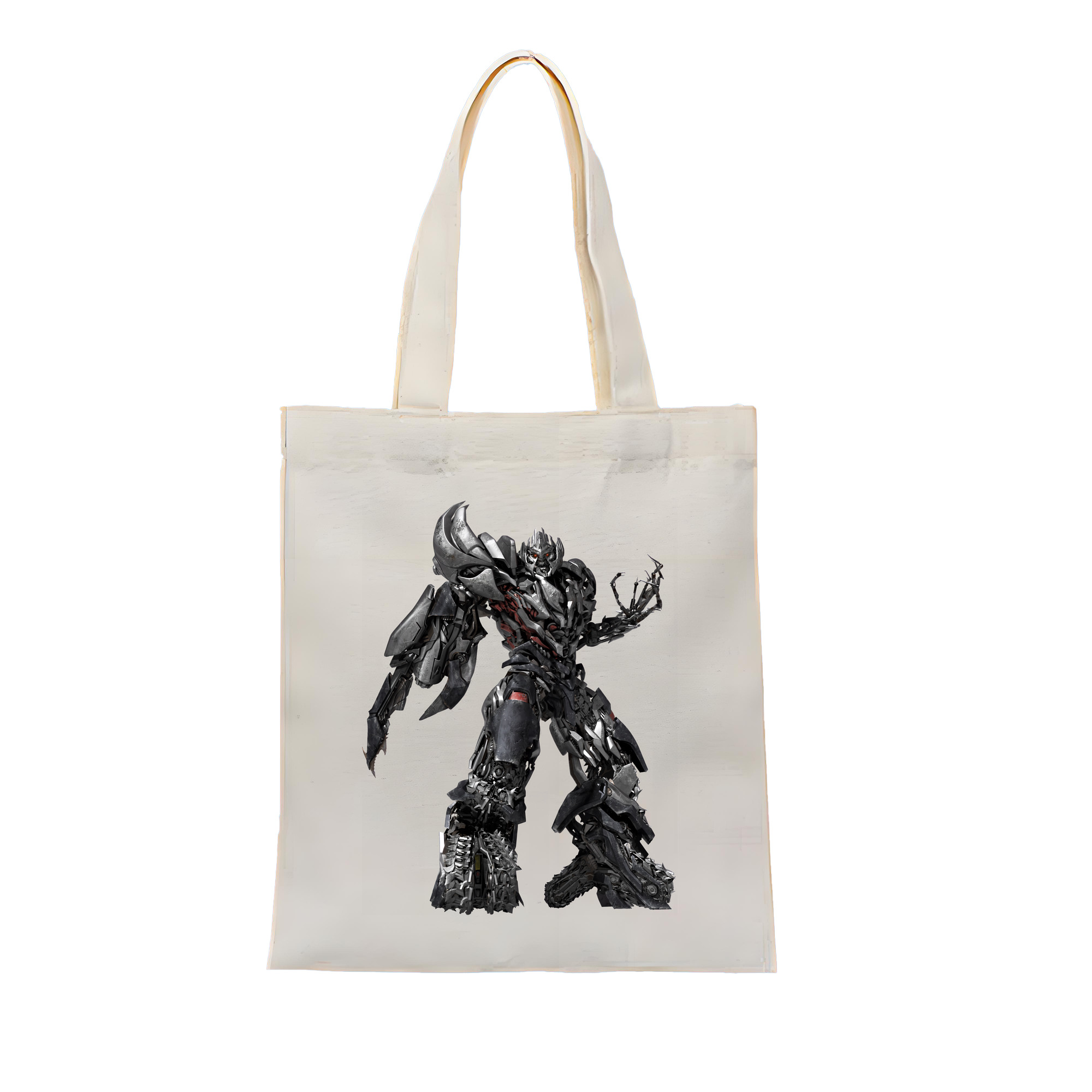 （画像用） Transformers トランスフォーマー 縦型キャンバス生地手提げバッグ　トートバッグ