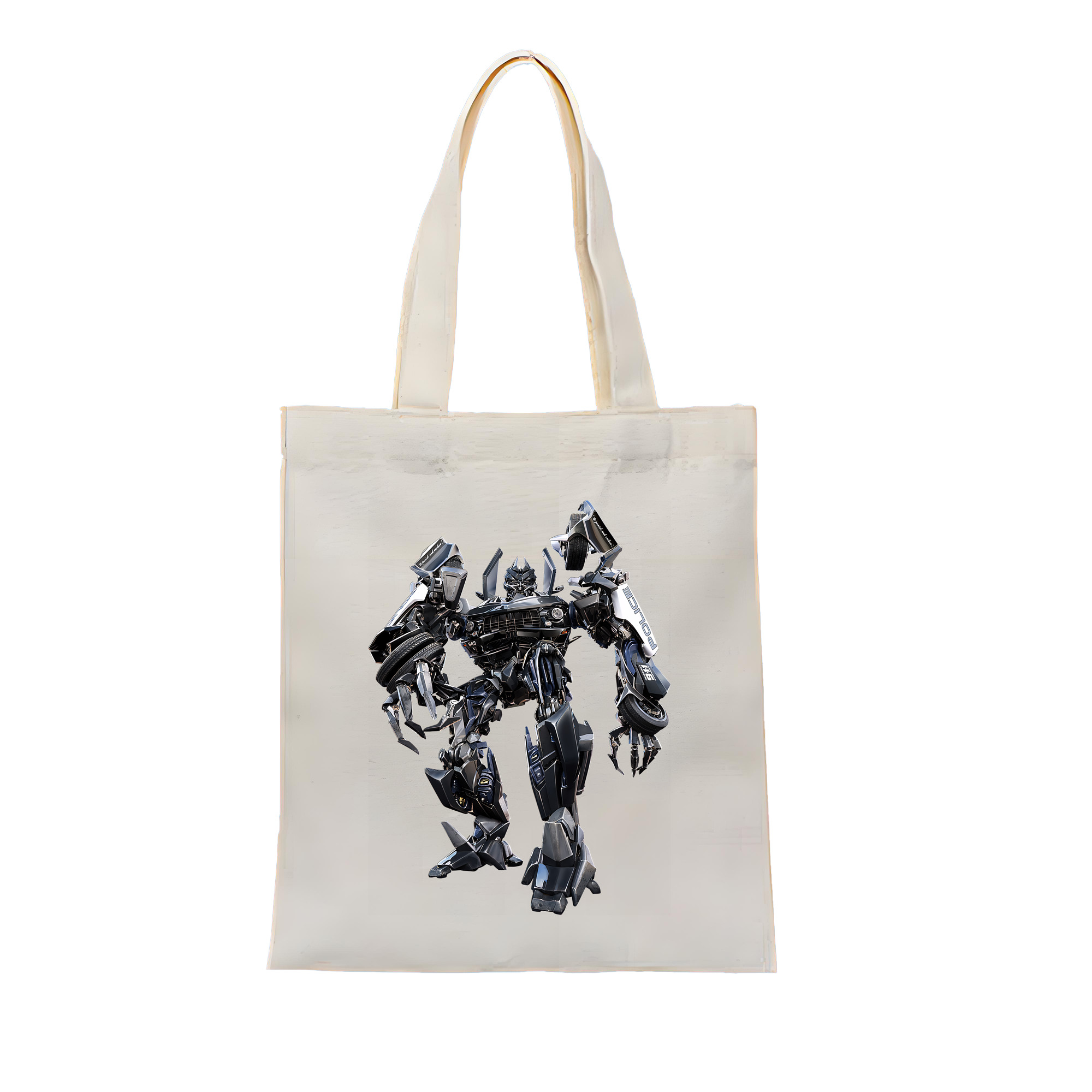 （画像用） Transformers トランスフォーマー 縦型キャンバス生地手提げバッグ　トートバッグ