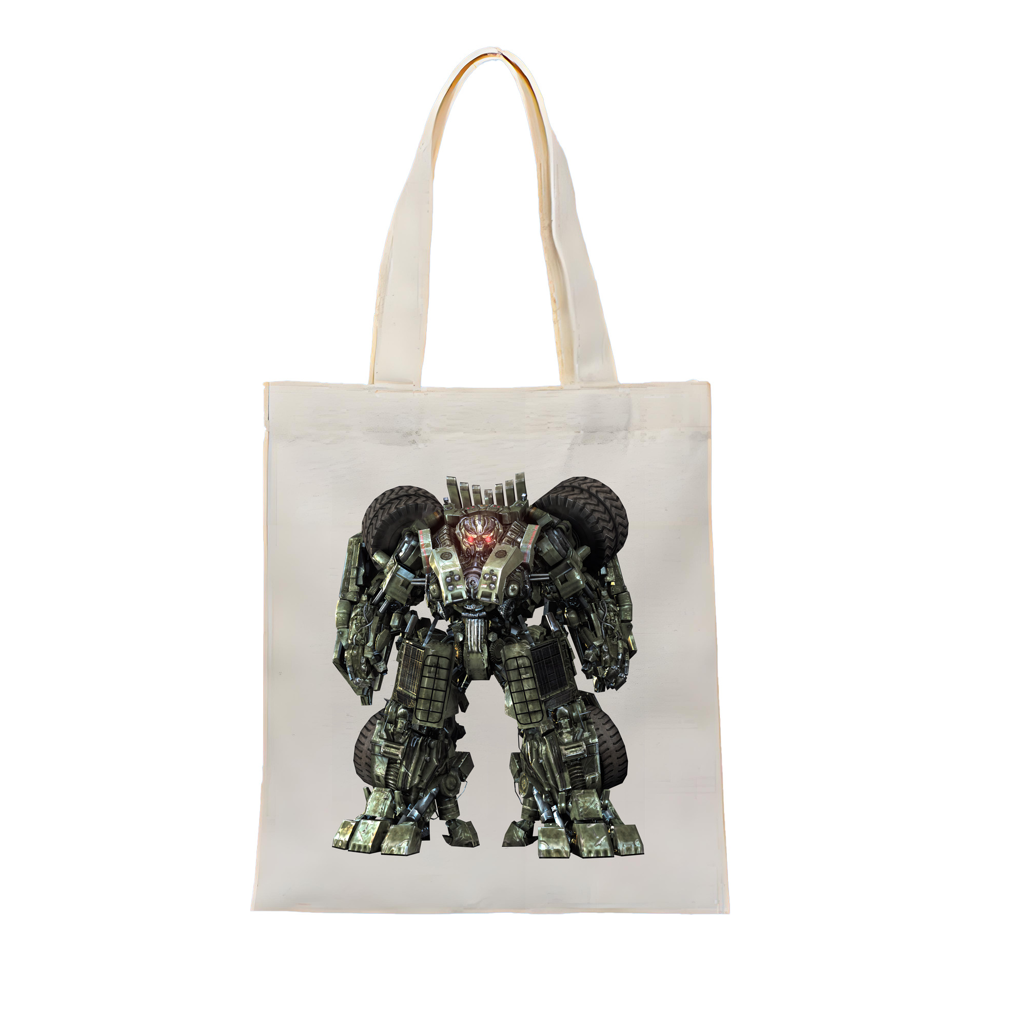 （画像用） Transformers トランスフォーマー 縦型キャンバス生地手提げバッグ　トートバッグ