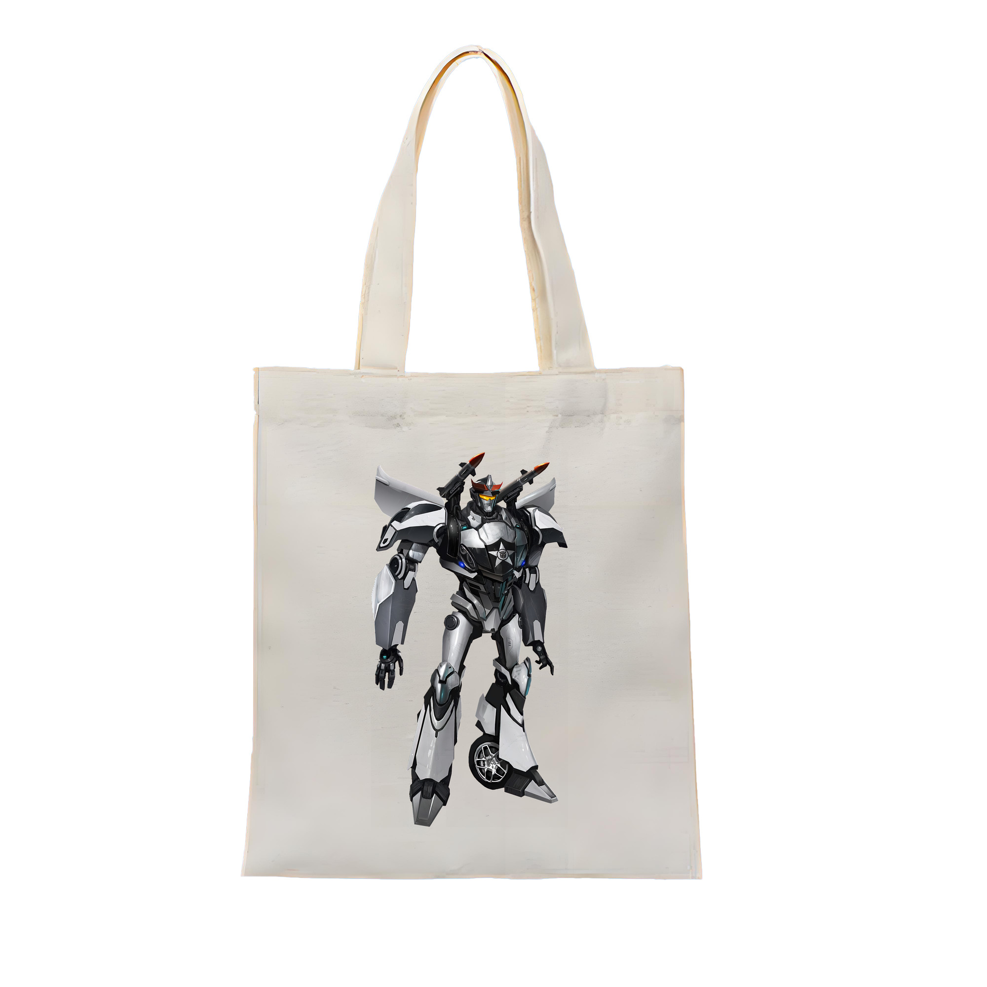 （画像用） Transformers トランスフォーマー 縦型キャンバス生地手提げバッグ　トートバッグ