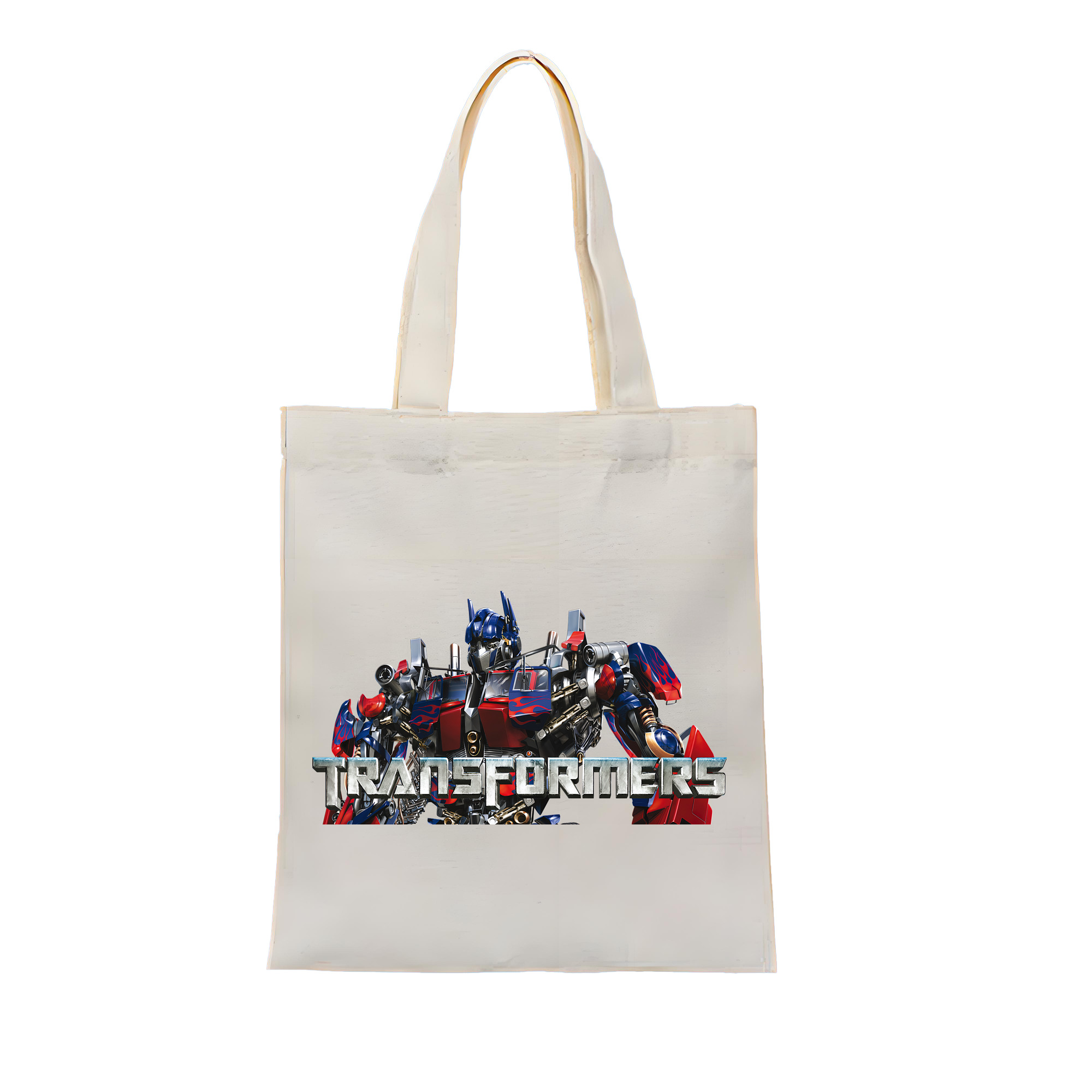 （画像用） Transformers トランスフォーマー 縦型キャンバス生地手提げバッグ　トートバッグ