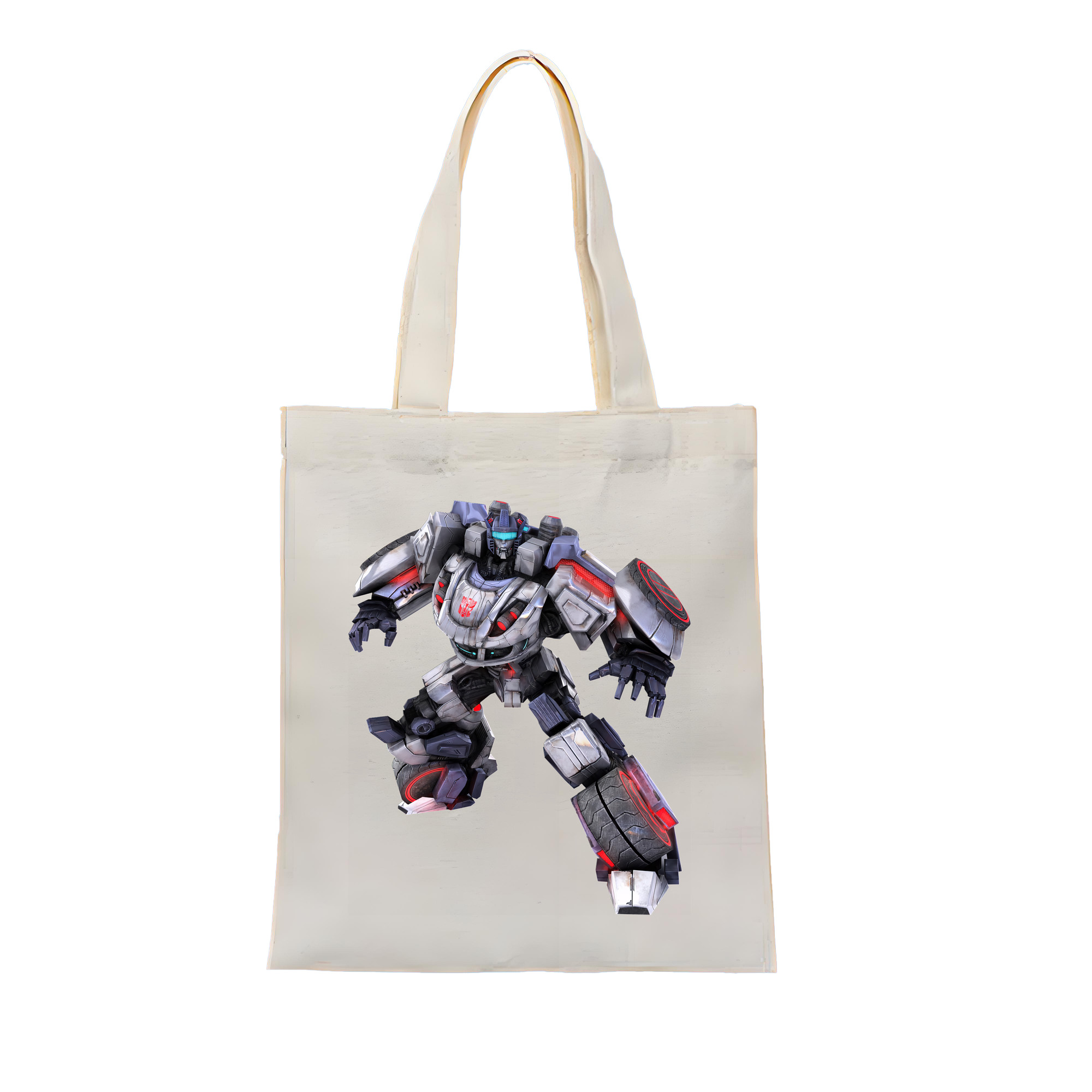 （画像用） Transformers トランスフォーマー 縦型キャンバス生地手提げバッグ　トートバッグ