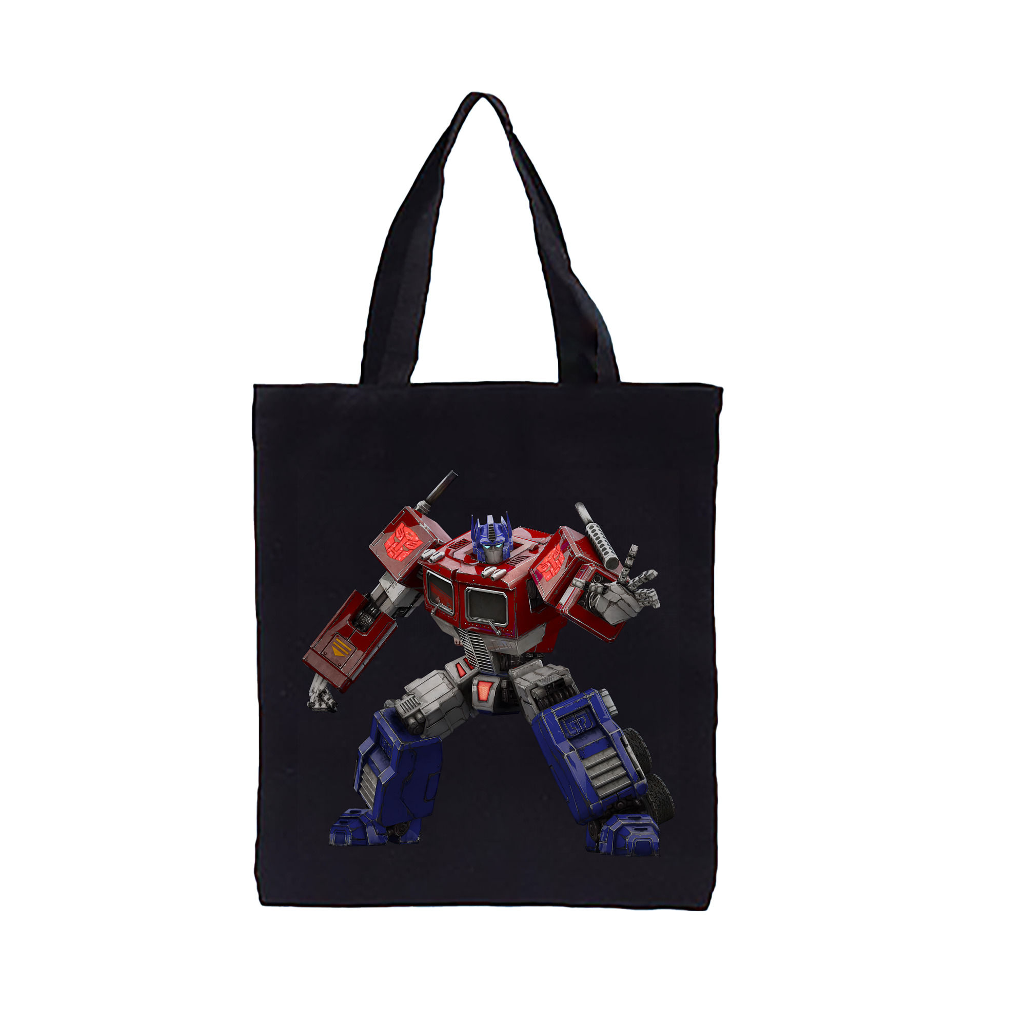 （画像用） Transformers トランスフォーマー 縦型キャンバス生地手提げバッグ　トートバッグ