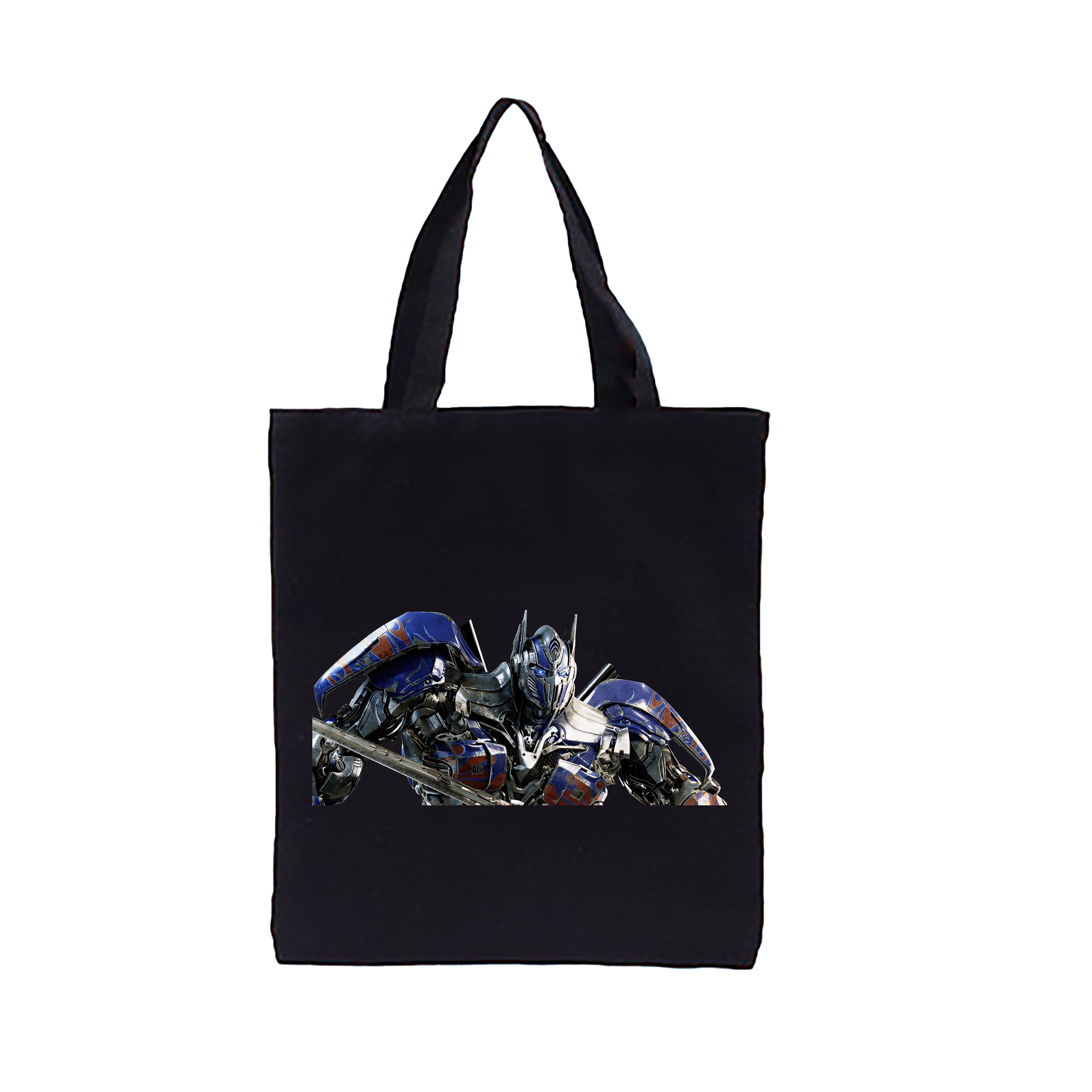 （画像用） Transformers トランスフォーマー 縦型キャンバス生地手提げバッグ　トートバッグ