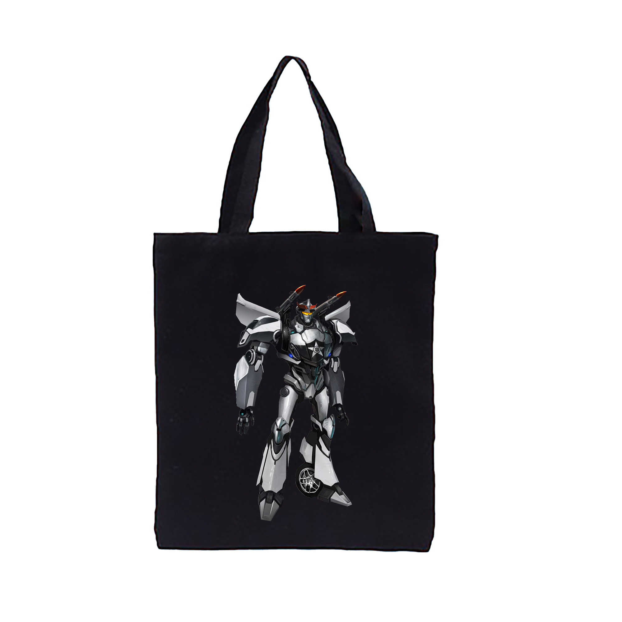 （画像用） Transformers トランスフォーマー 縦型キャンバス生地手提げバッグ　トートバッグ