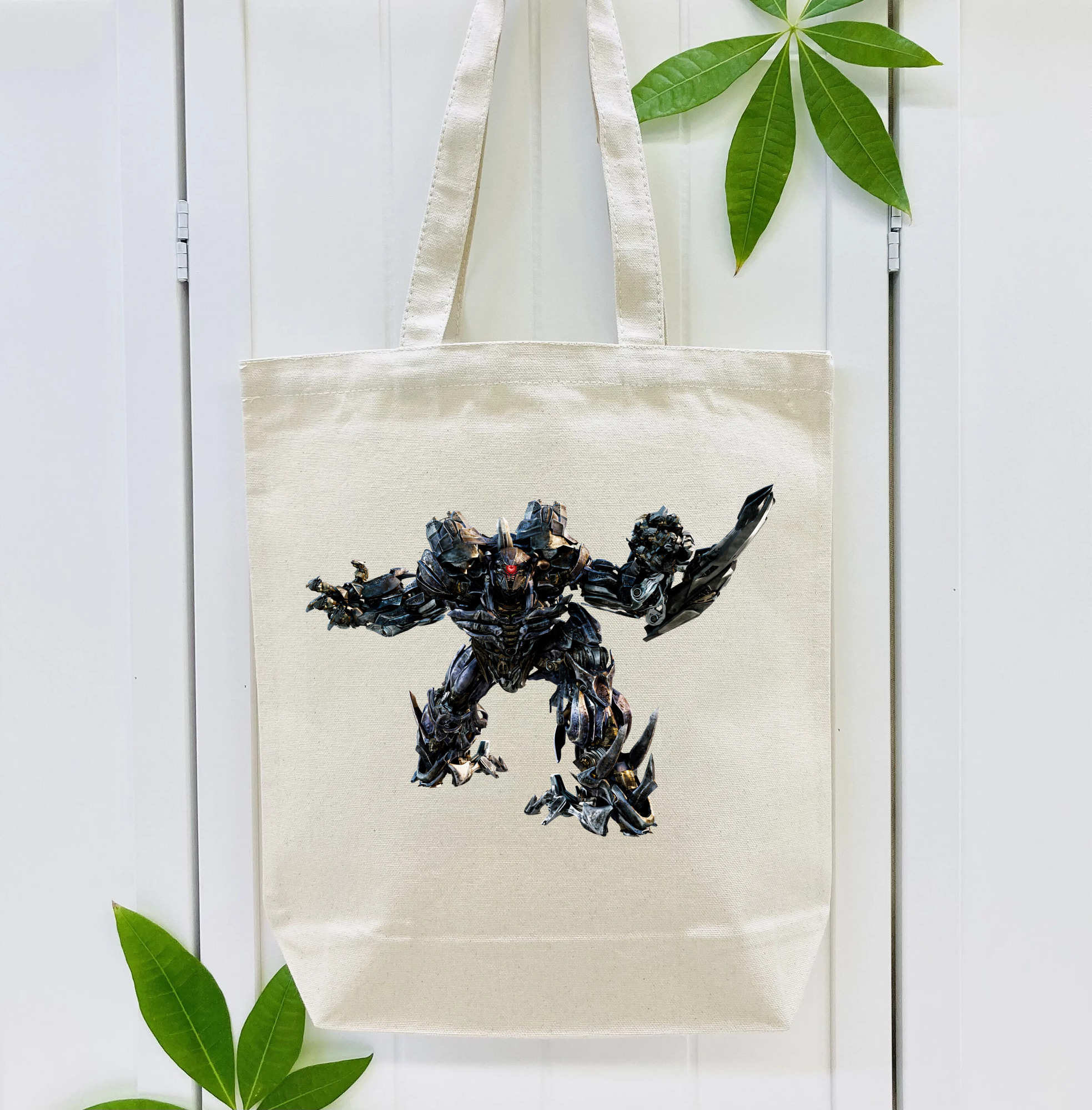 Transformers トランスフォーマー 縦型キャンバス生地手提げバッグ　トートバッグ