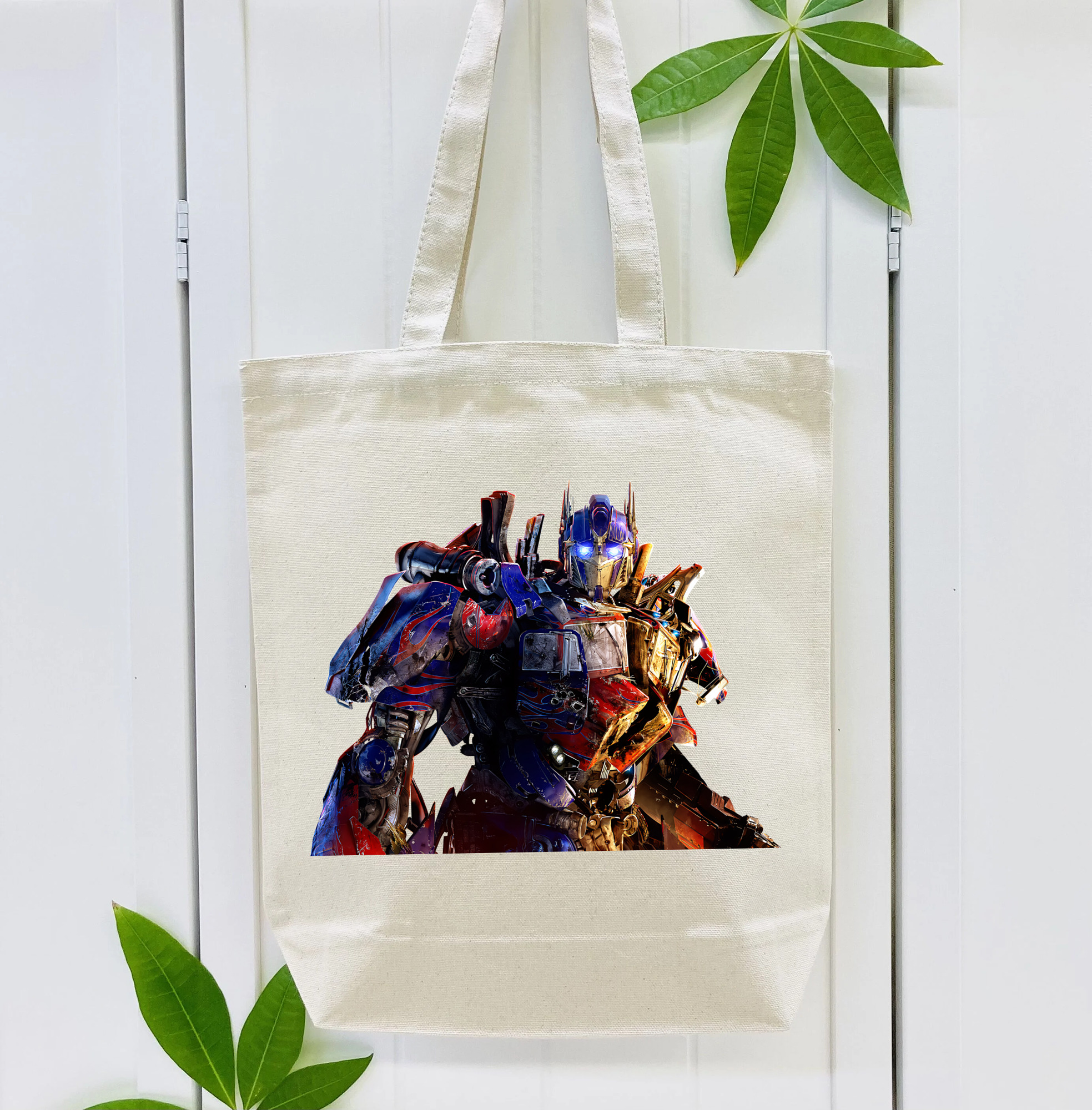 Transformers トランスフォーマー 縦型キャンバス生地手提げバッグ　トートバッグ