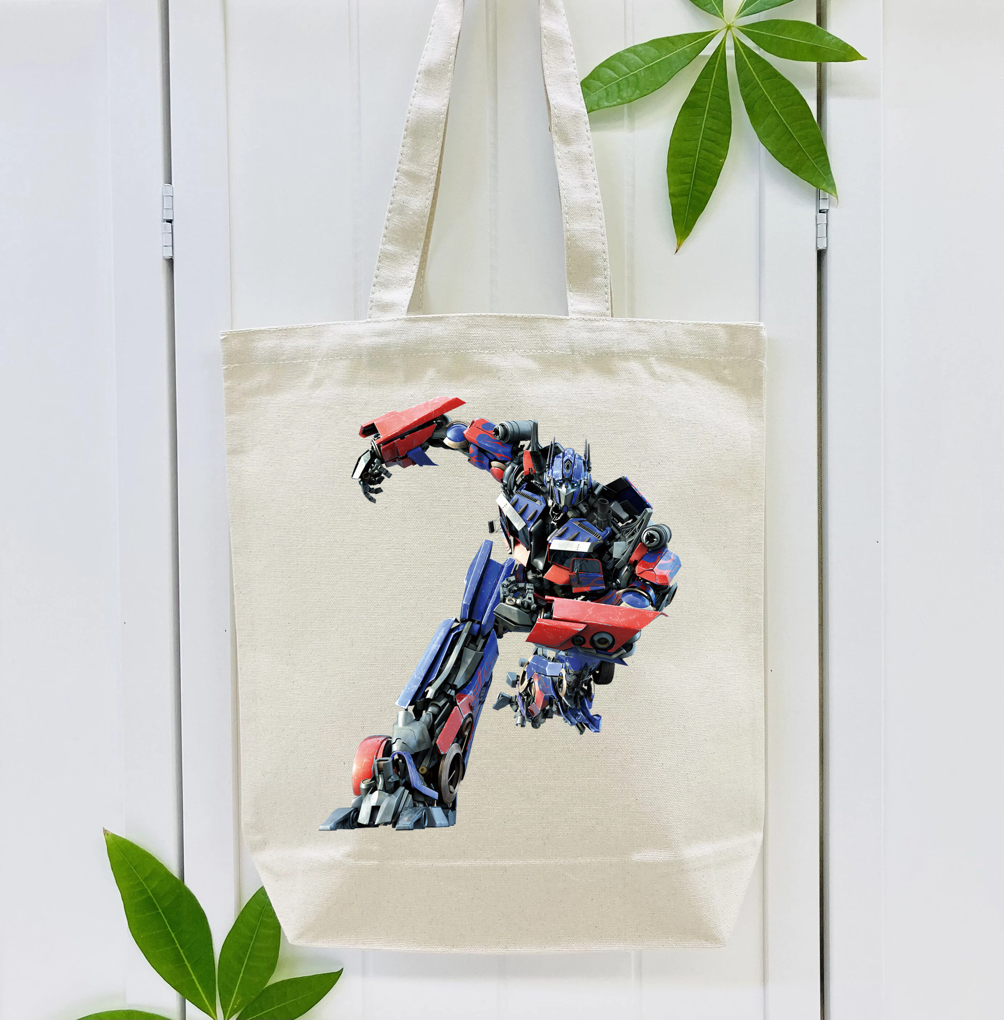 Transformers トランスフォーマー 縦型キャンバス生地手提げバッグ　トートバッグ