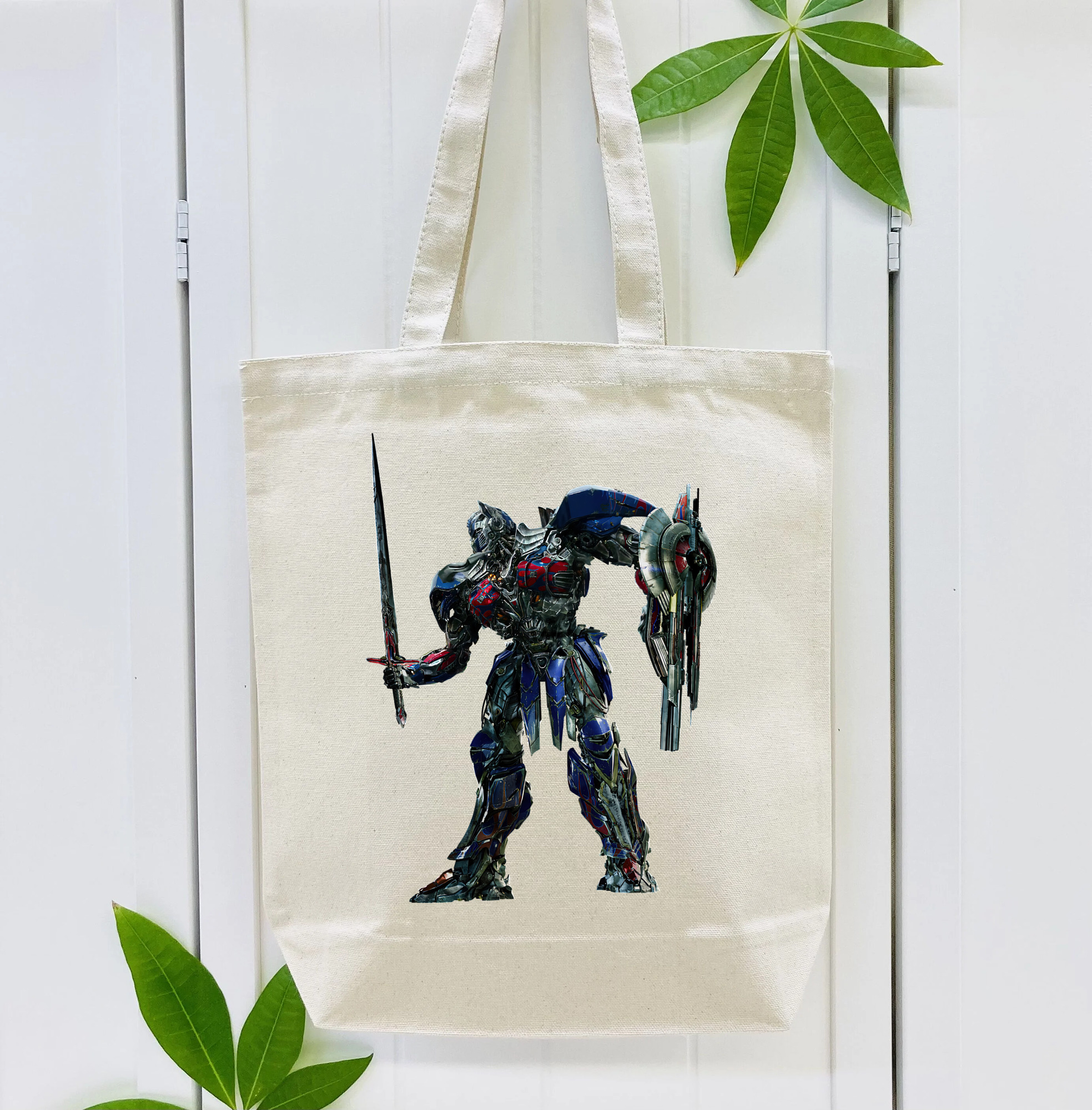 Transformers トランスフォーマー 縦型キャンバス生地手提げバッグ　トートバッグ