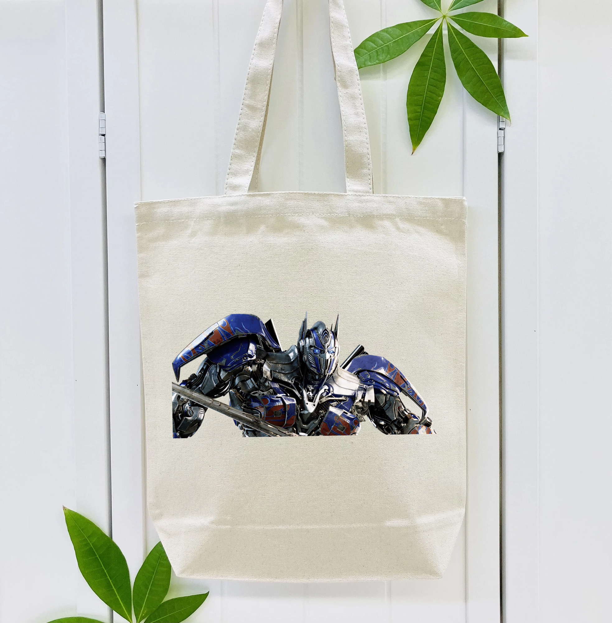 Transformers トランスフォーマー 縦型キャンバス生地手提げバッグ　トートバッグ