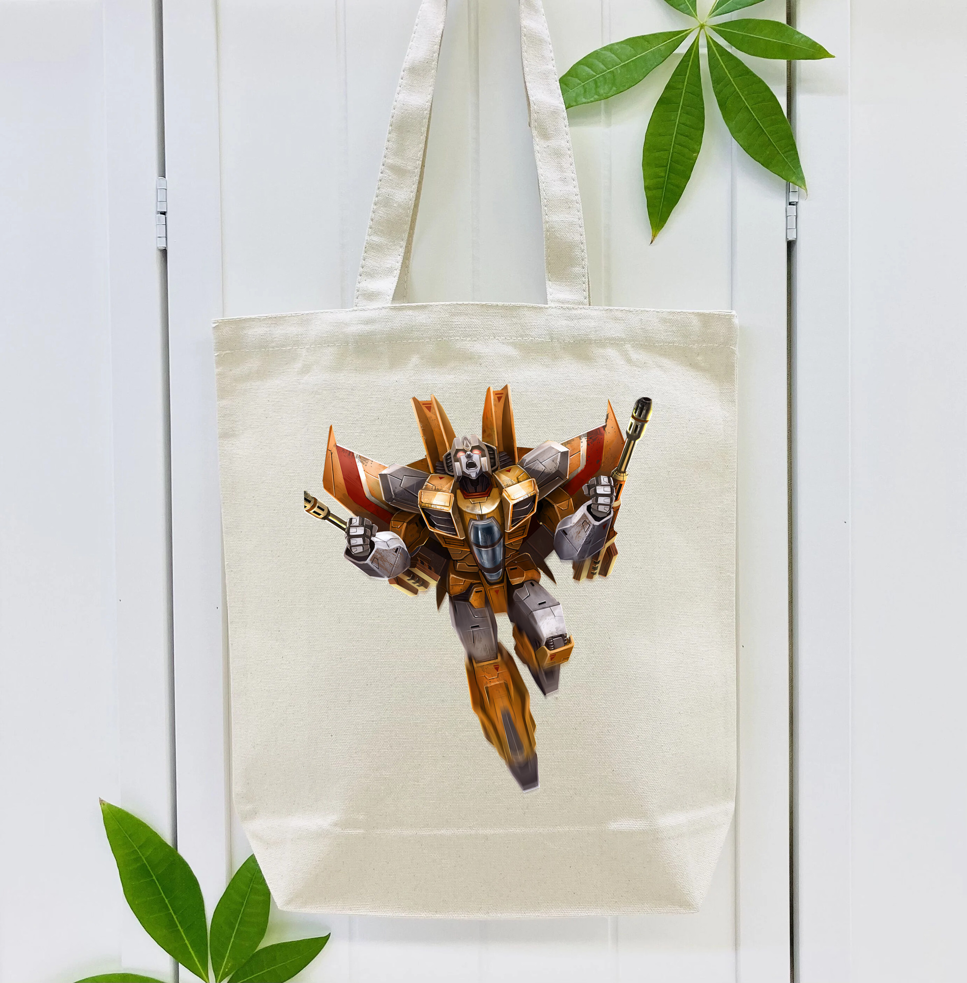 Transformers トランスフォーマー 縦型キャンバス生地手提げバッグ　トートバッグ