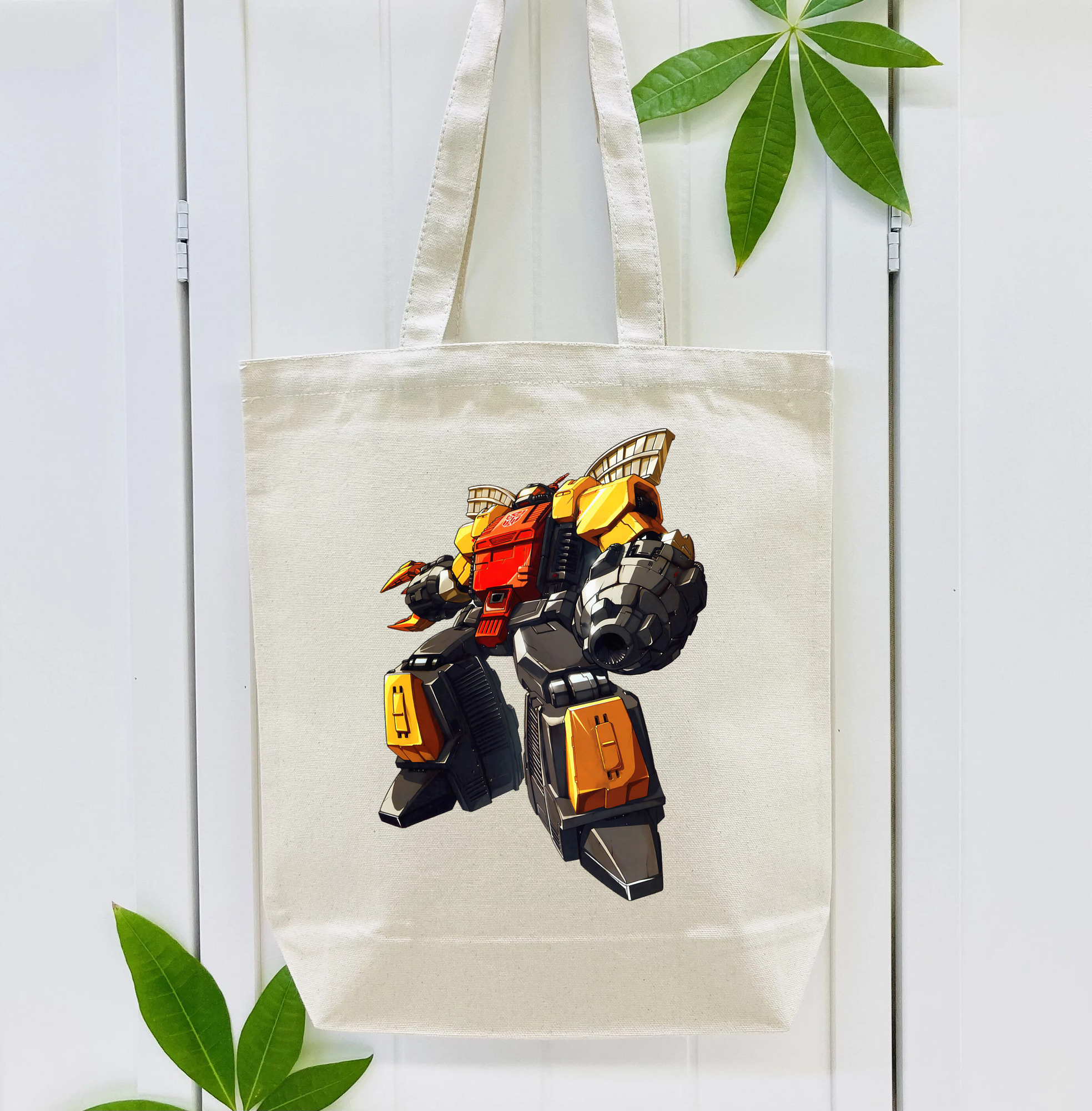 Transformers トランスフォーマー 縦型キャンバス生地手提げバッグ　トートバッグ
