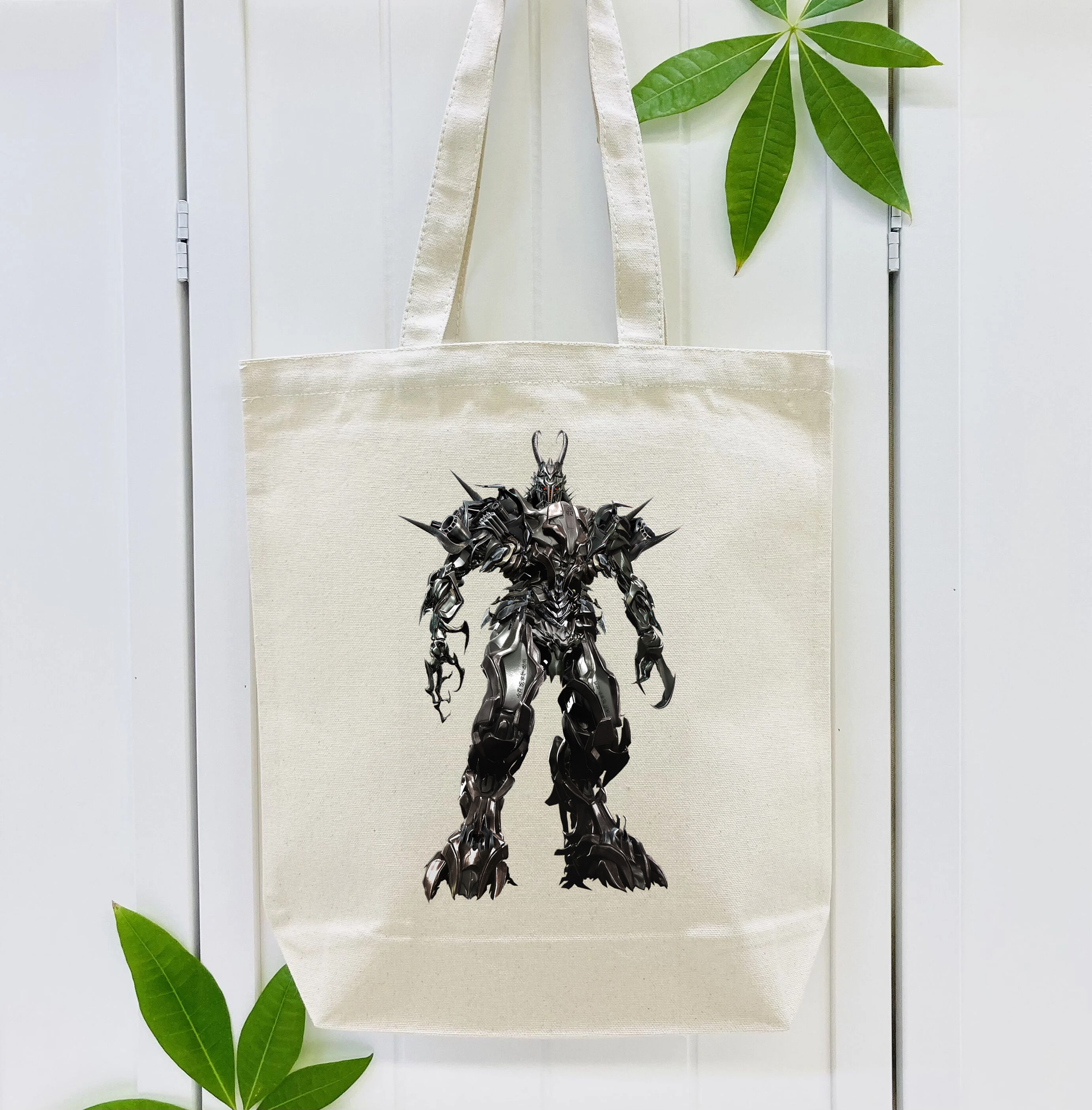 Transformers トランスフォーマー 縦型キャンバス生地手提げバッグ　トートバッグ